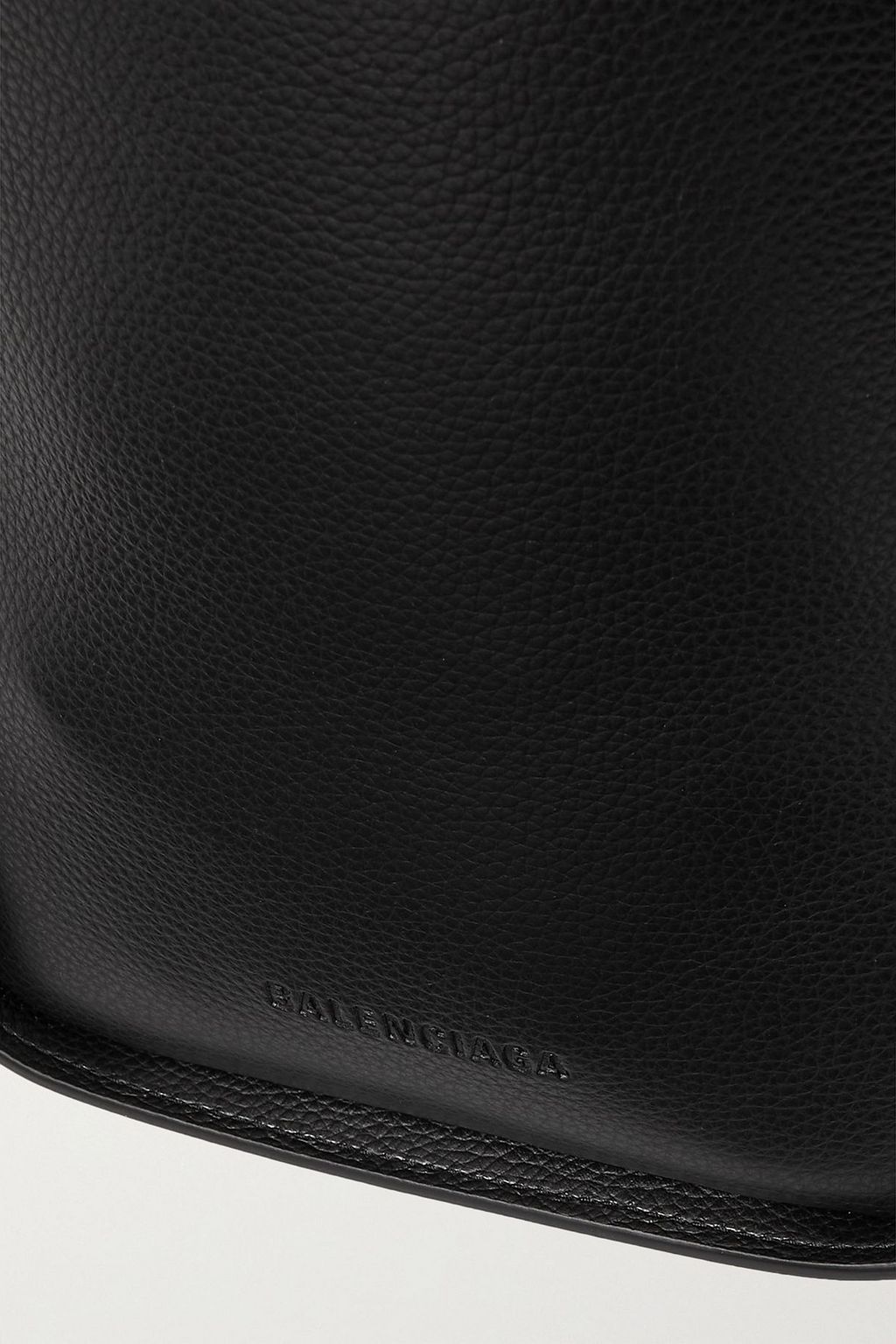 BALENCIAGA Tool 2.0 North South XS debossed textured-leather tote