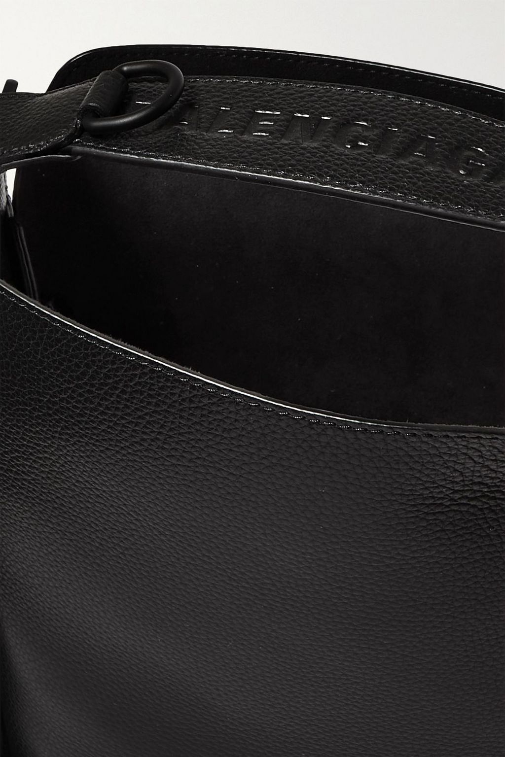 BALENCIAGA Tool 2.0 North South XS debossed textured-leather tote