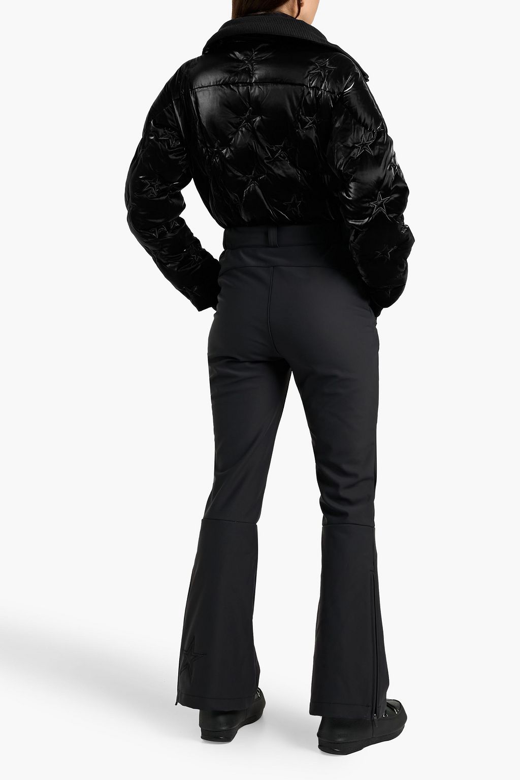 PERFECT MOMENT Helen quilted embroidered down ski suit