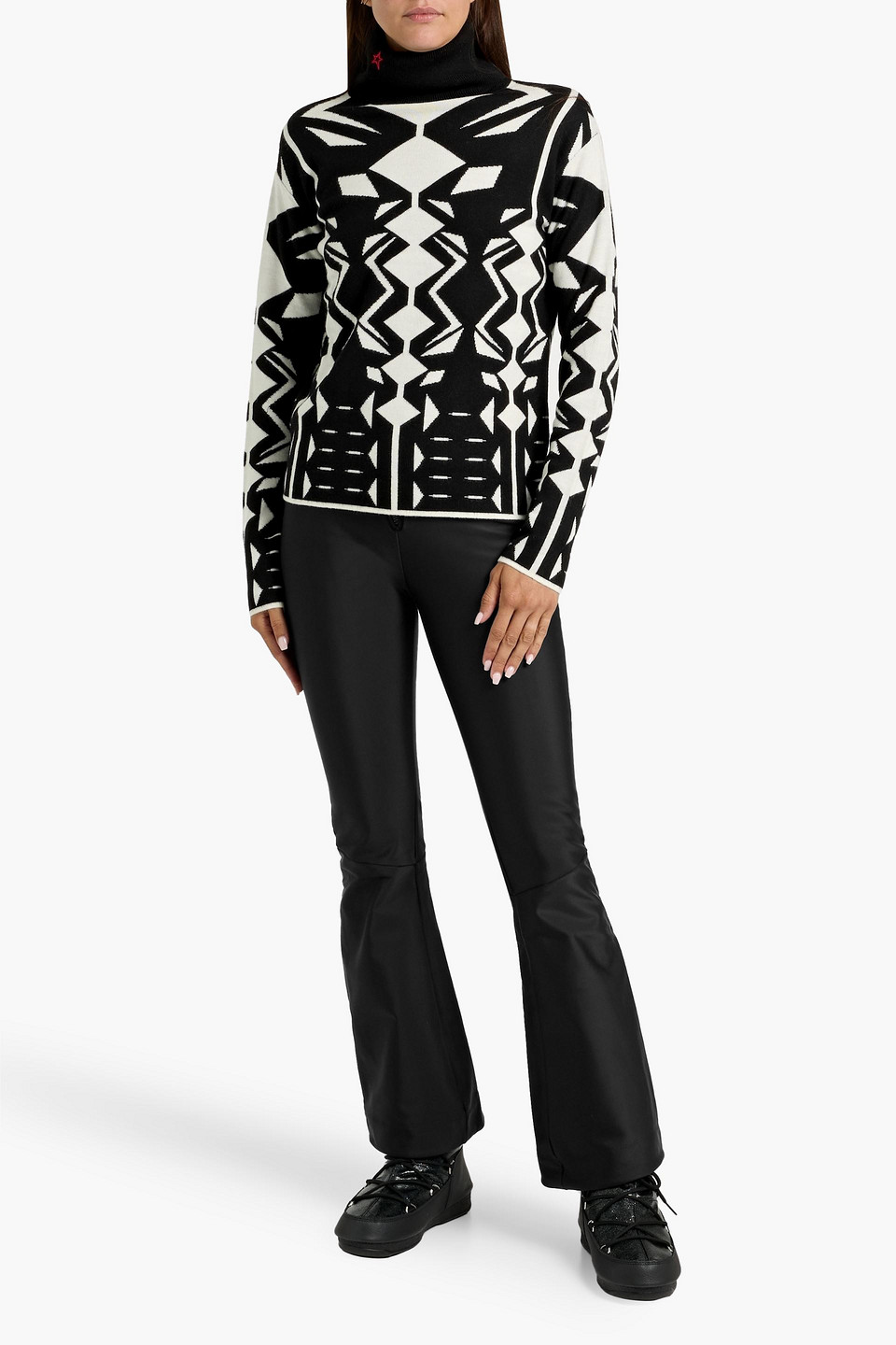 Perfect Moment Altaire Flared Ski Pants In Black