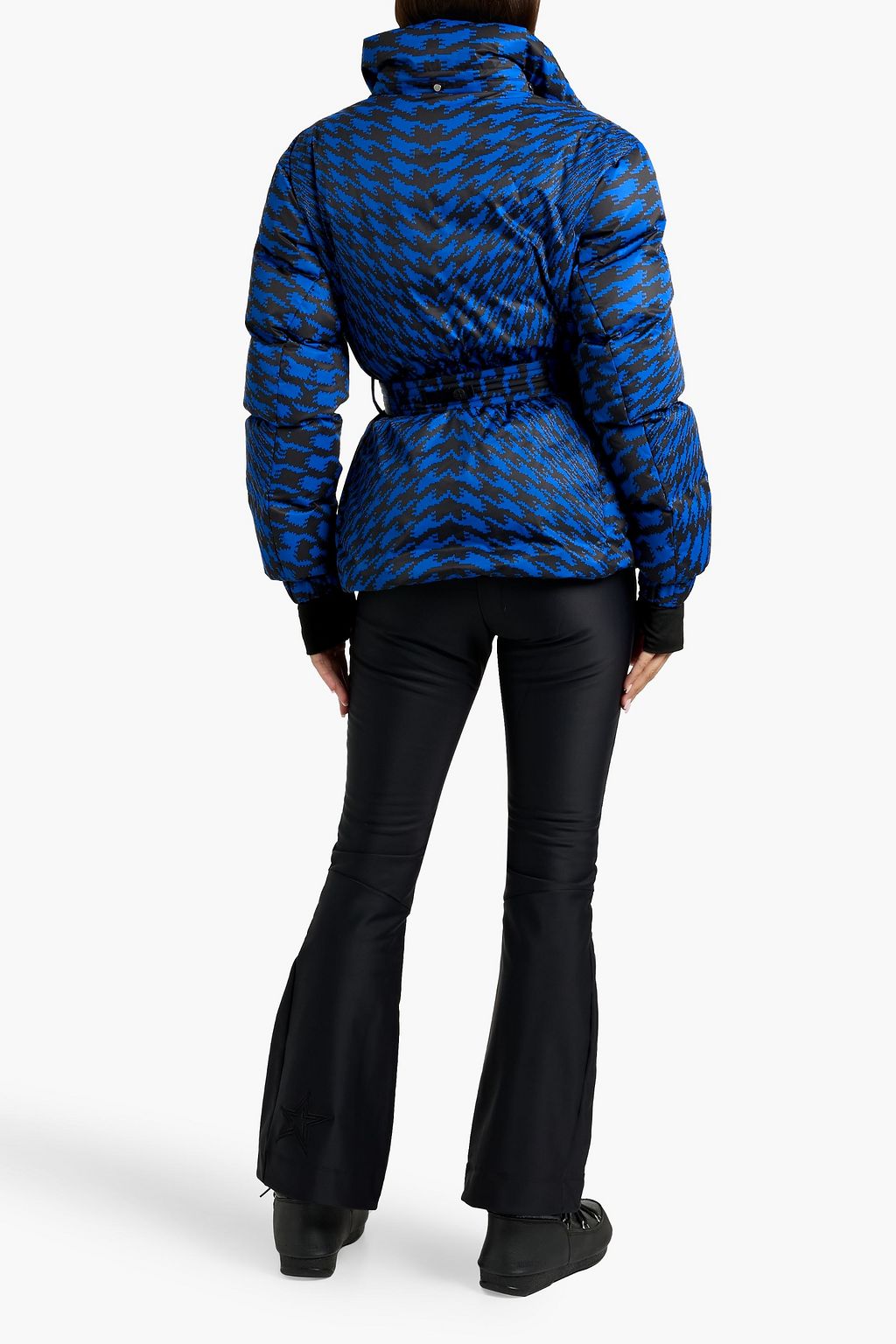 PERFECT MOMENT Candice quilted printed hooded down ski jacket