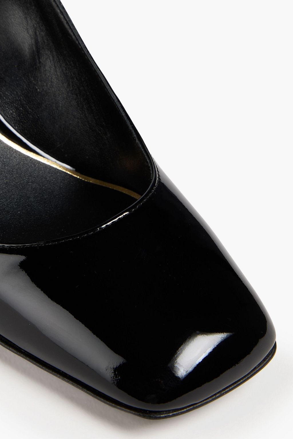 VALENTINO GARAVANI Rockstud patent-leather Mary Jane pumps