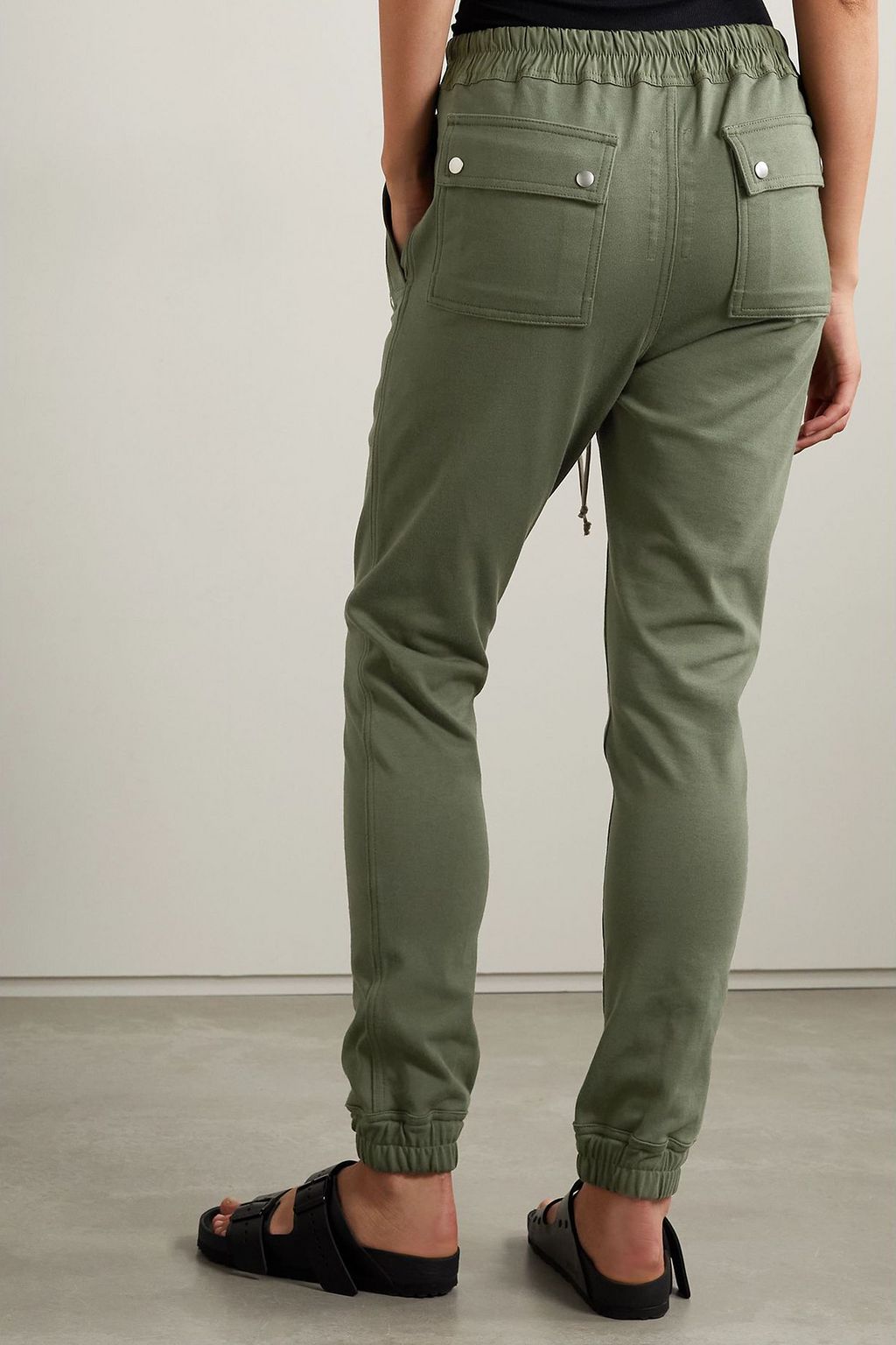 RICK OWENS Jogginghose aus Baumwoll-Jersey mit Stickerei