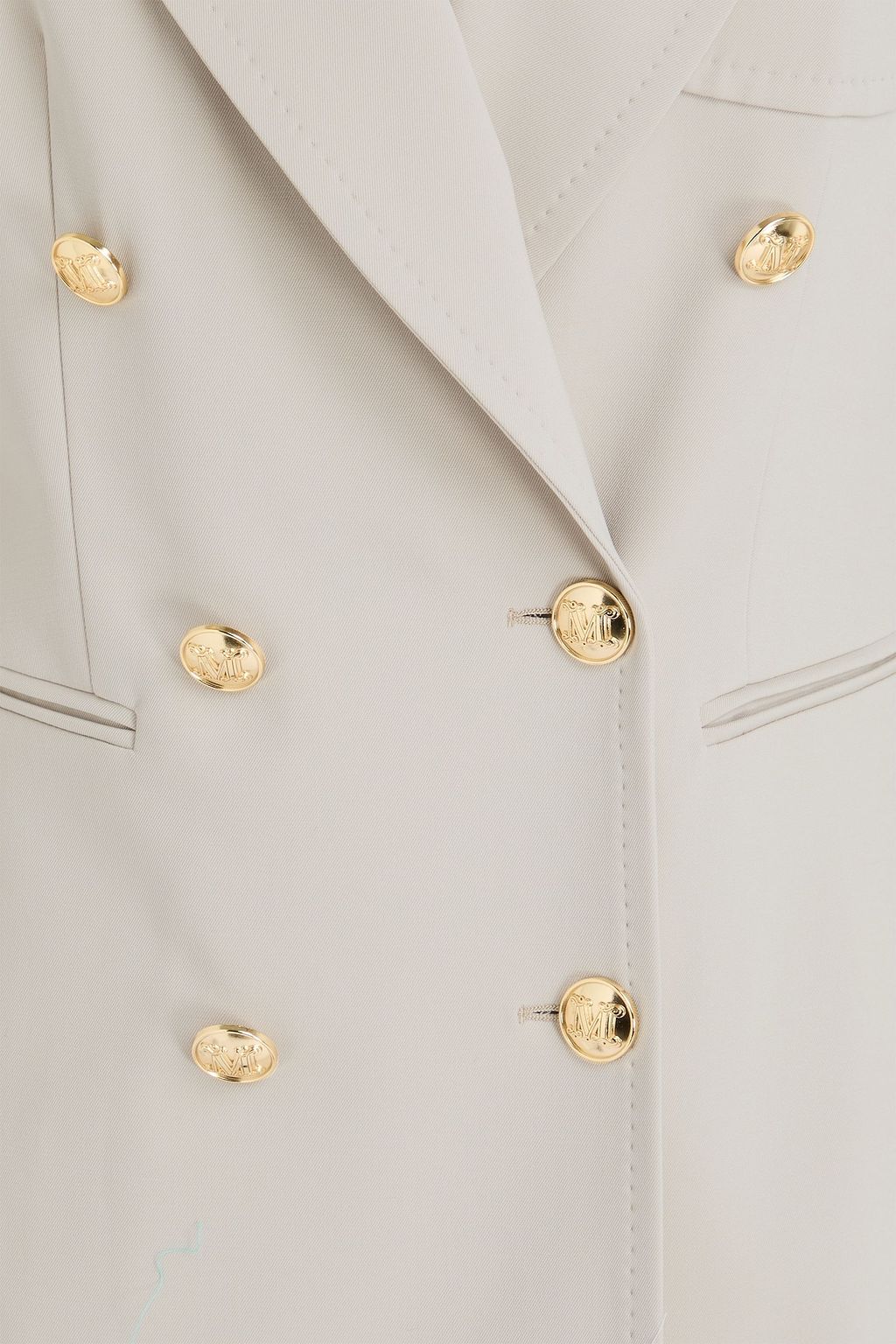 MAX MARA Reale double-breasted wool-blend twill blazer