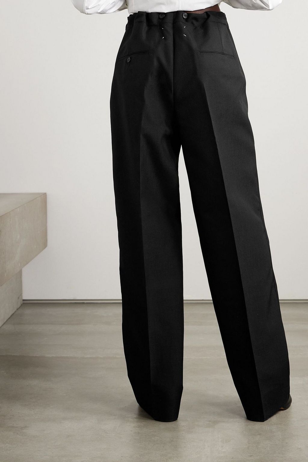 MAISON MARGIELA Hose aus Canvas mit Falten