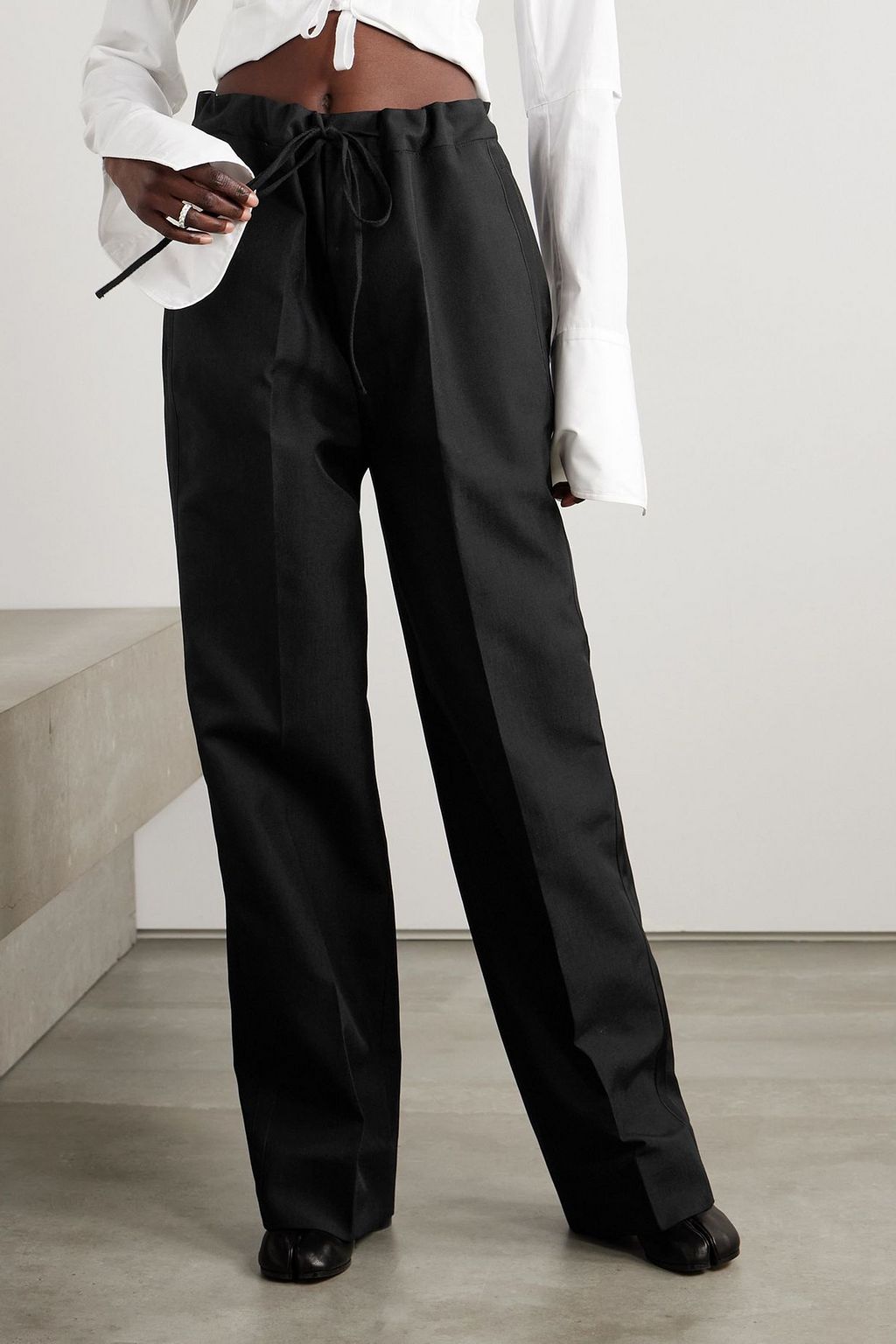 MAISON MARGIELA Hose aus Canvas mit Falten