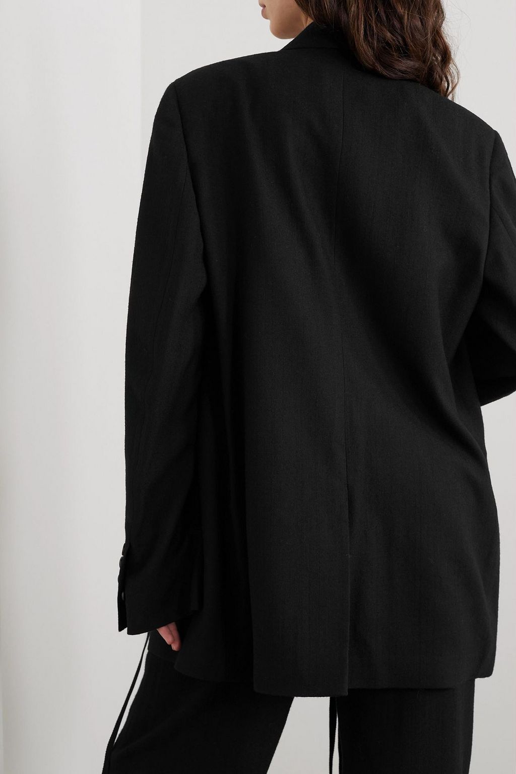 ANN DEMEULEMEESTER بليزر من الصوف الممشط