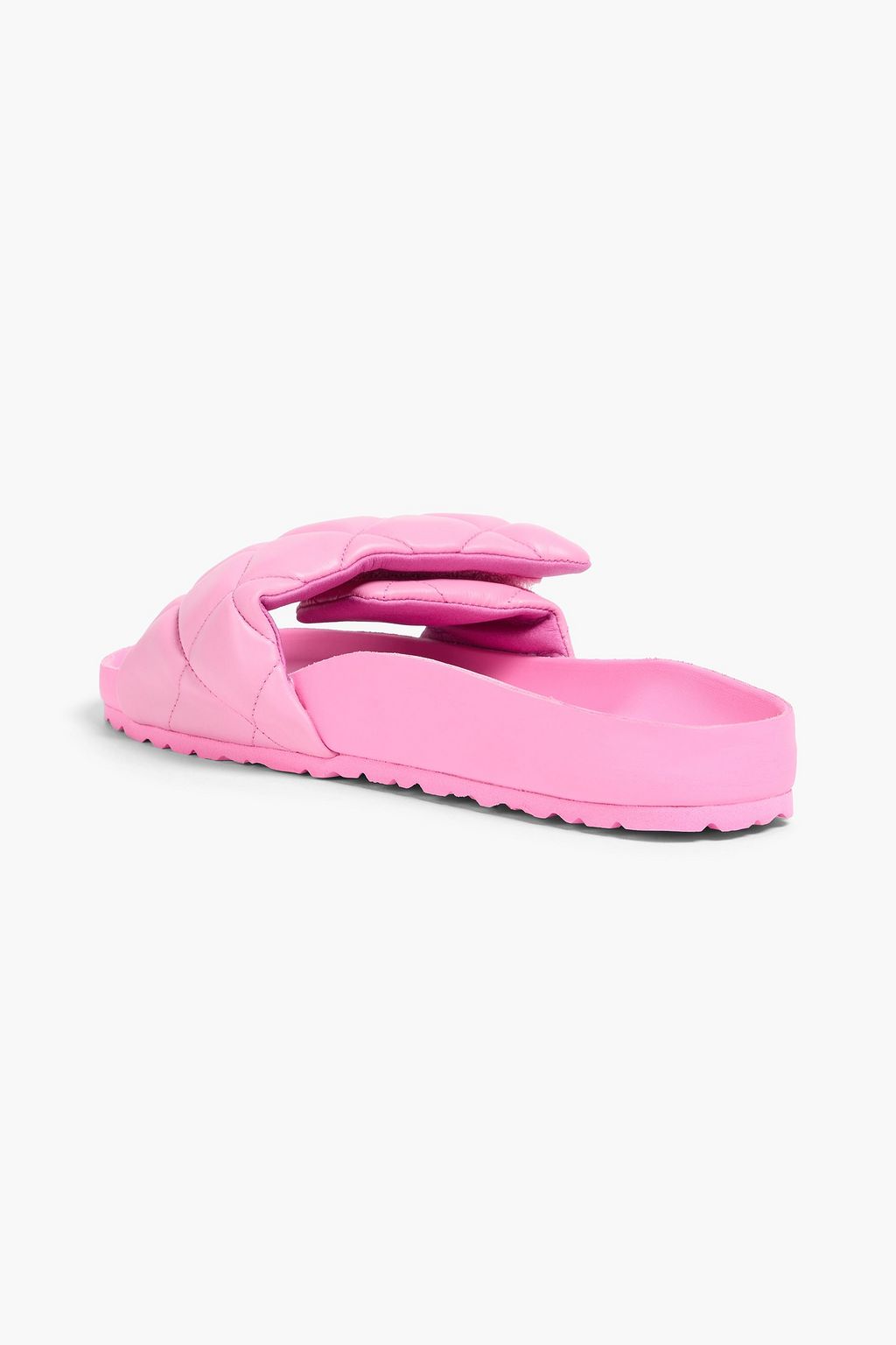 1774 BIRKENSTOCK 퀼팅 가죽 슬라이드 샌들