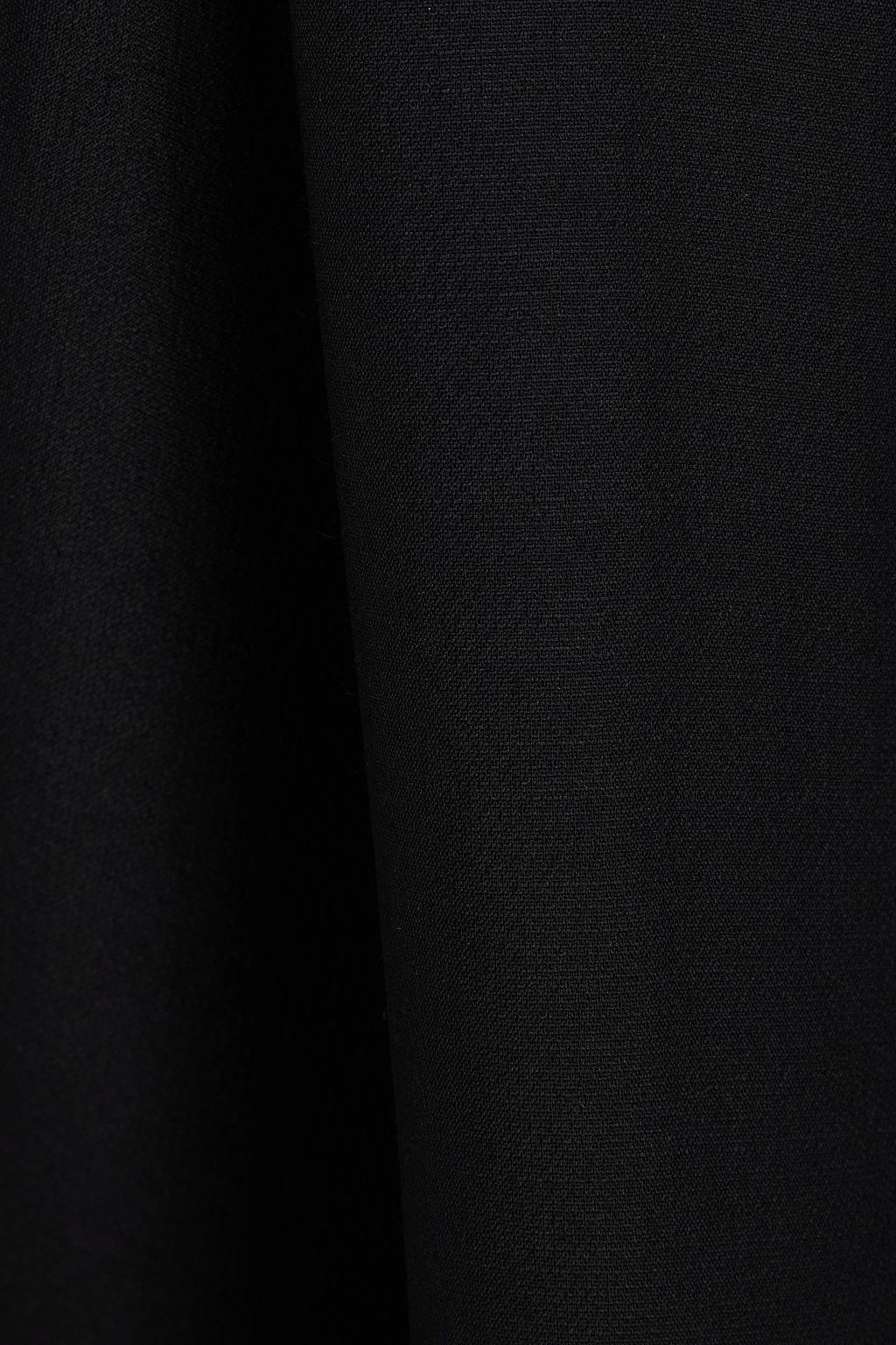 VALENTINO GARAVANI Cutout wool and silk-blend crepe mini dress