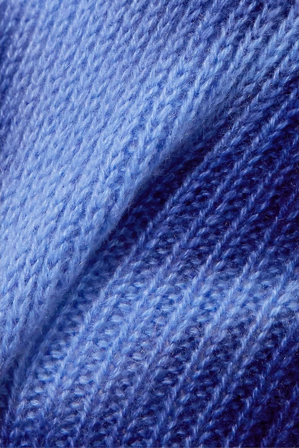 THE ELDER STATESMAN Tie-dyed ribbed cashmere flared pants