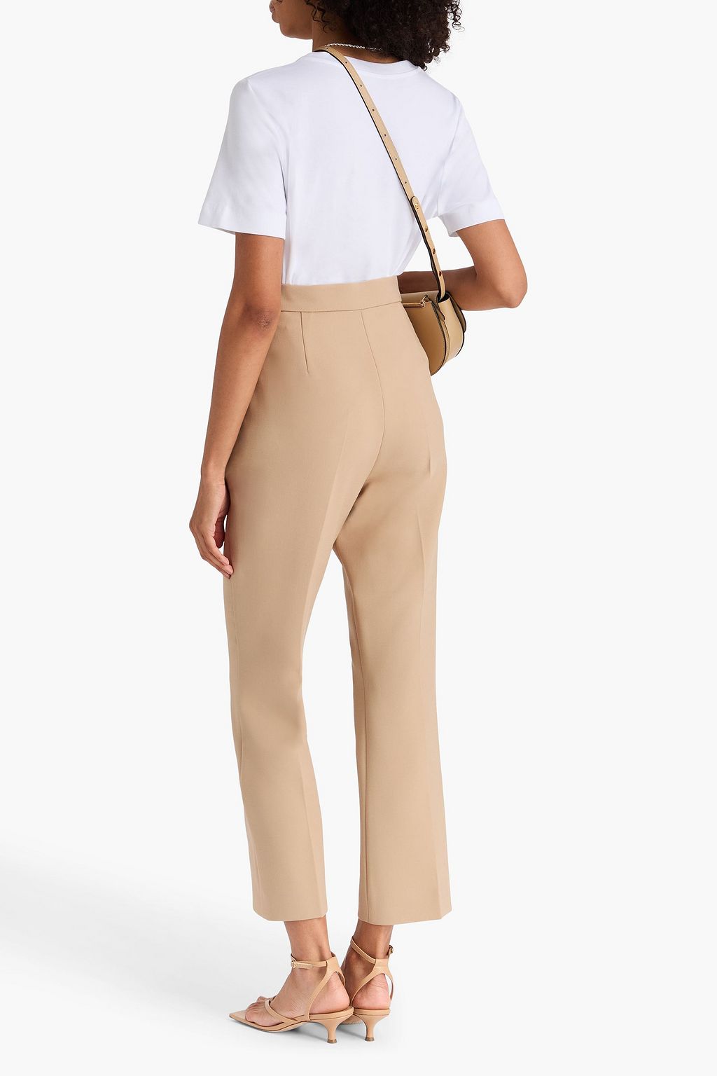 MAX MARA Hose mit schmalem Bein aus Woll-Crêpe