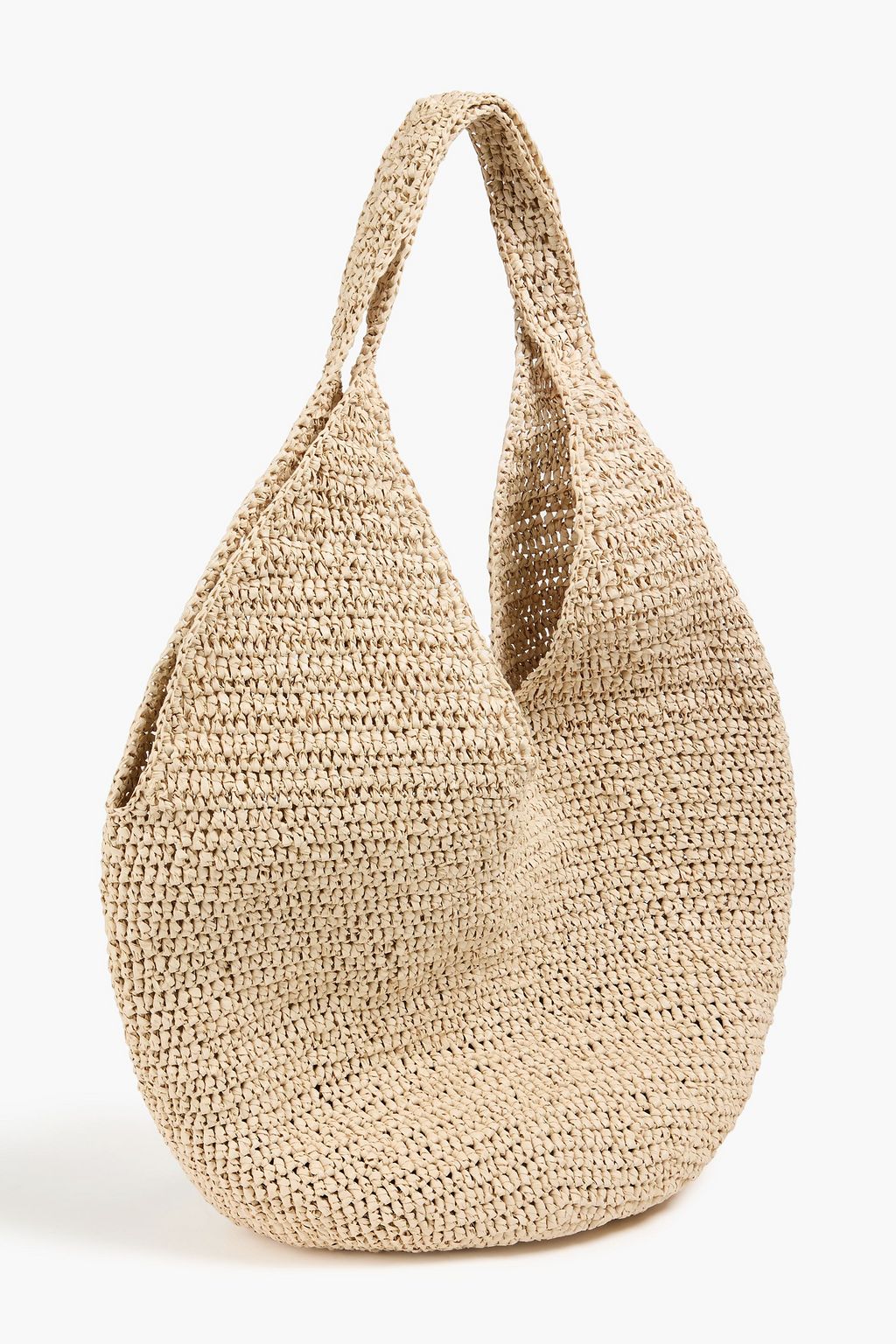 ANINE BING Leah large straw tote