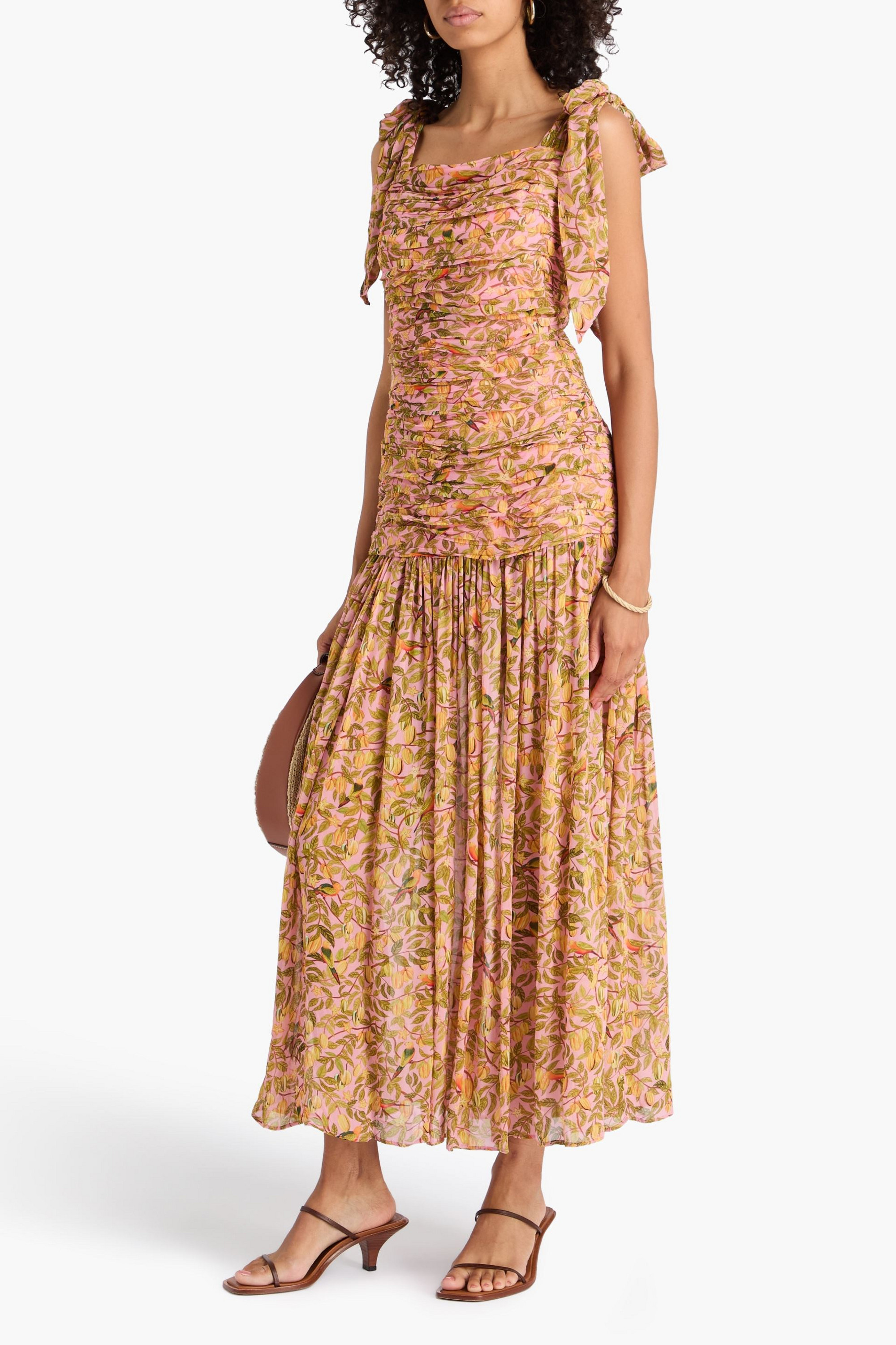 zimmermann pop ruffle sleeve midi dress Zimmermann Pop Ruffle Sleeve Midi Dress