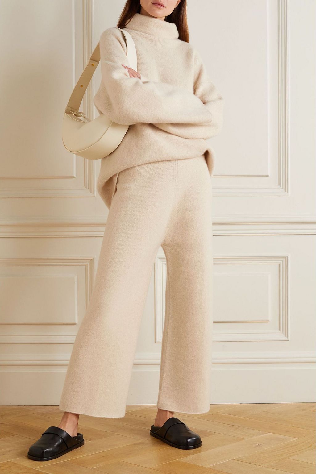 LAUREN MANOOGIAN Cashmere-blend track pants