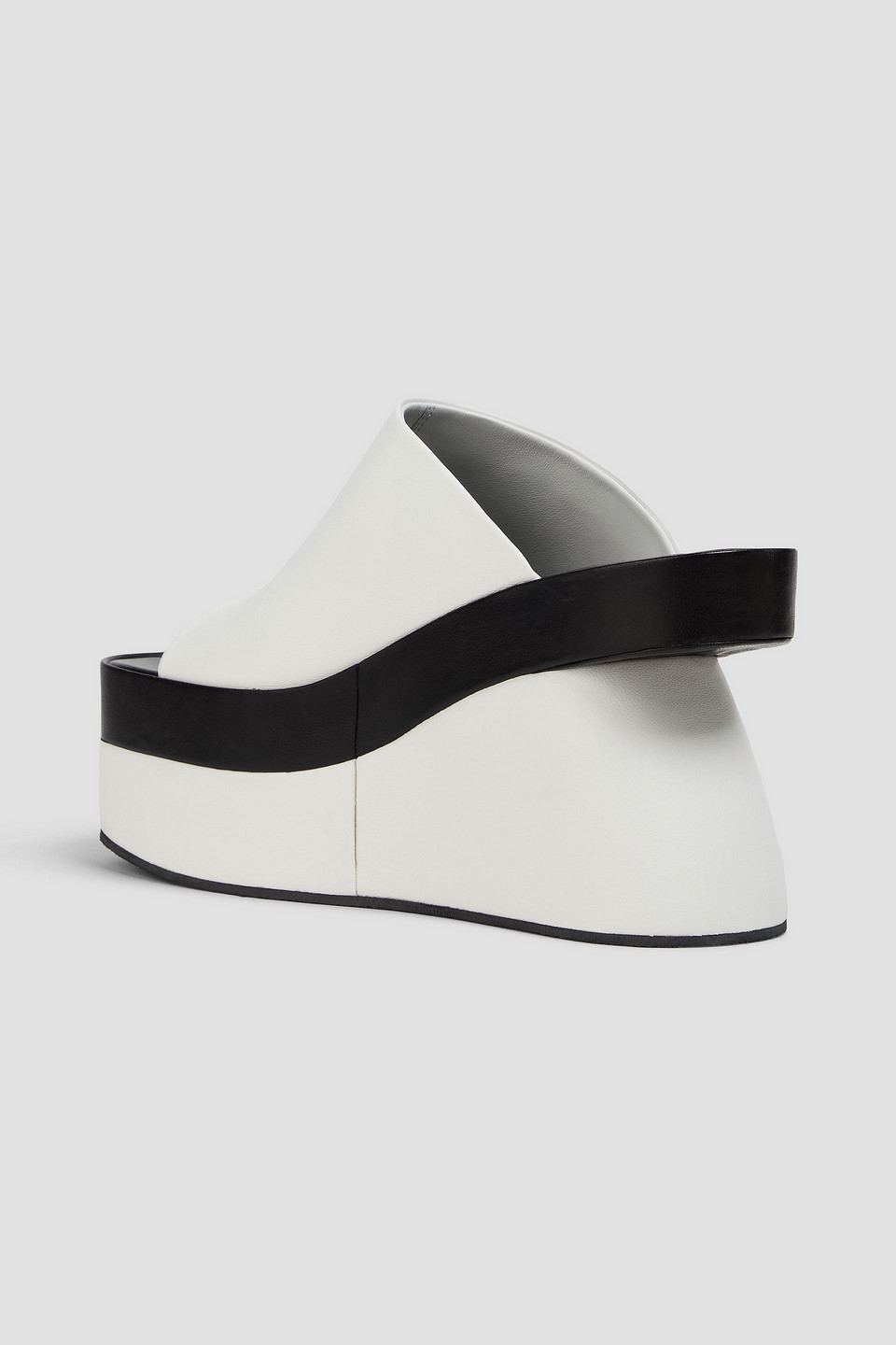  Dries Van Noten - Leather Platform Sandals - White - Eu 40.5 
