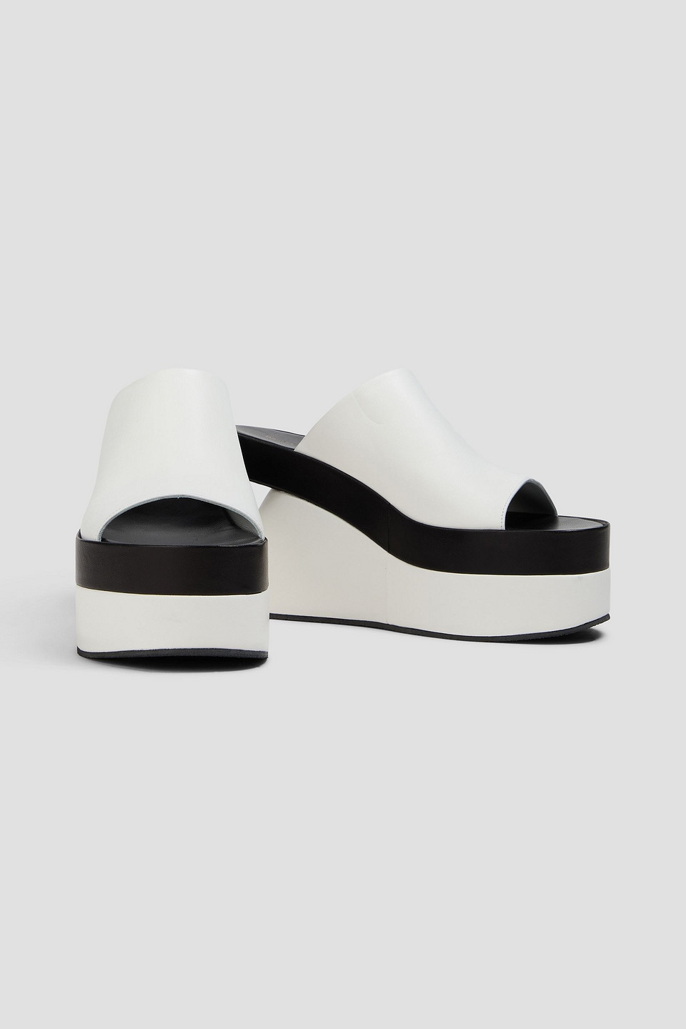  Dries Van Noten - Leather Platform Sandals - White - Eu 40.5 