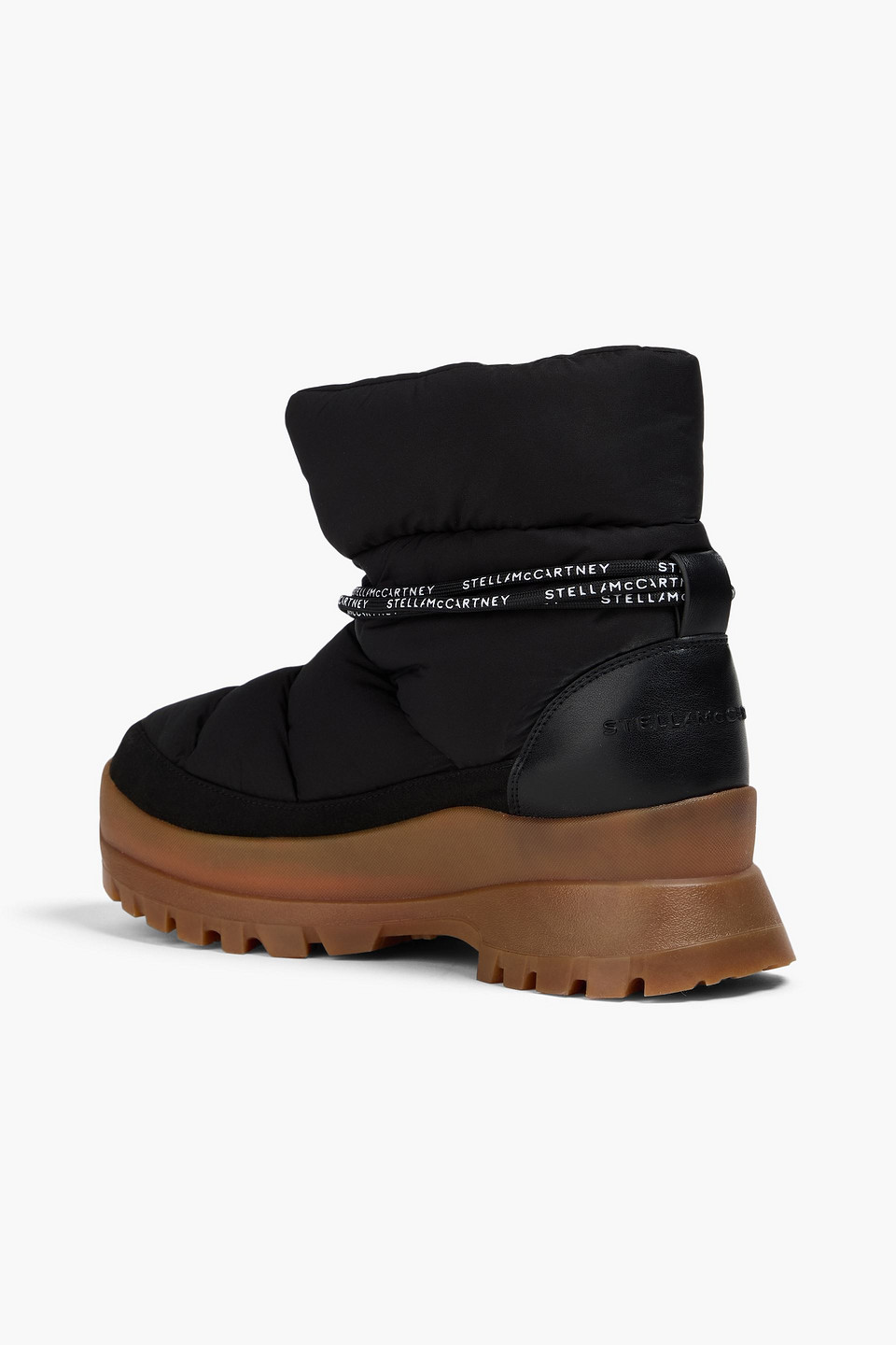  Stella Mccartney - Schneestiefel Aus Gestepptem Shell - Schwarz - Eu 35 