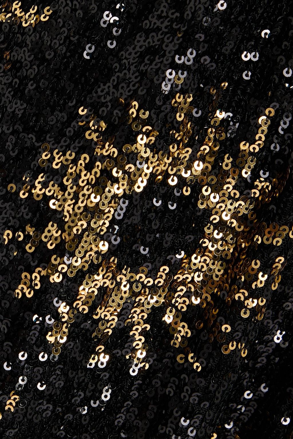 FARM RIO Cropped sequined tulle jumpsuit