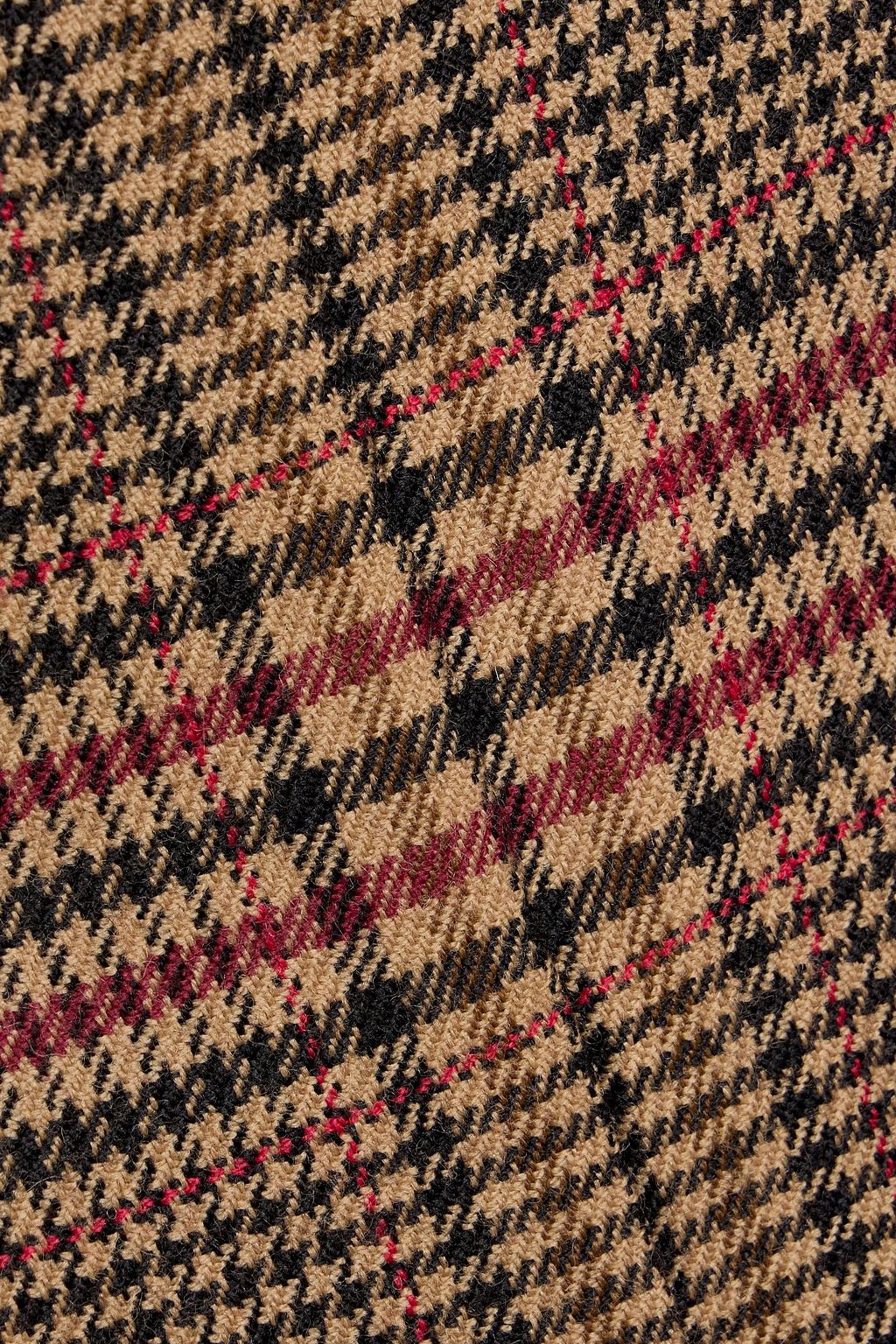 VERONICA BEARD Maxine checked wool-tweed maxi skirt