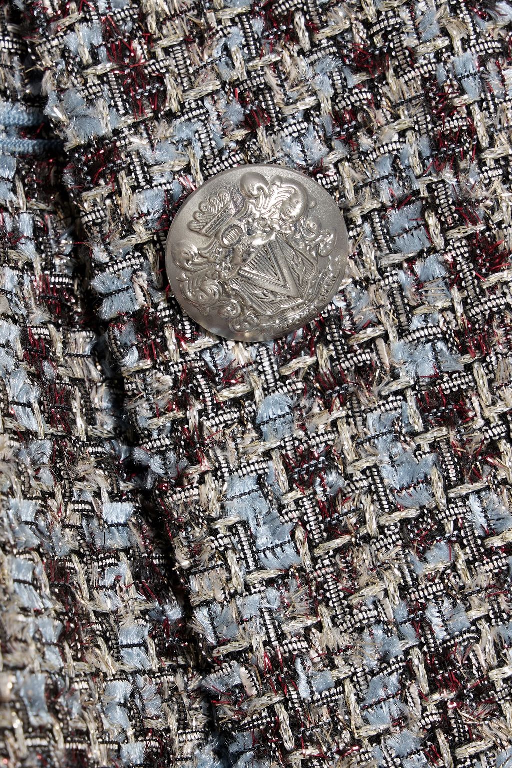 VERONICA BEARD Nathan metallic tweed jacket