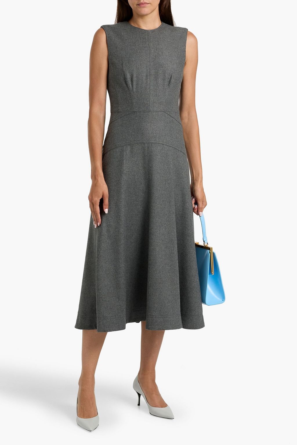 VERONICA BEARD Karrigan Midikleid aus Flanell