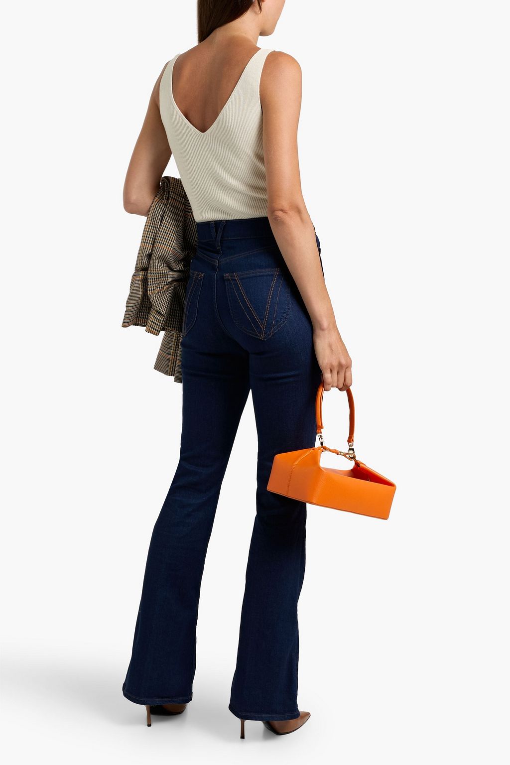VERONICA BEARD Beverly high-rise flared jeans