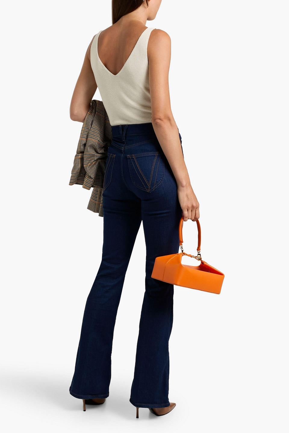 Veronica Beard Beverly High-rise Flared Jeans In Blue