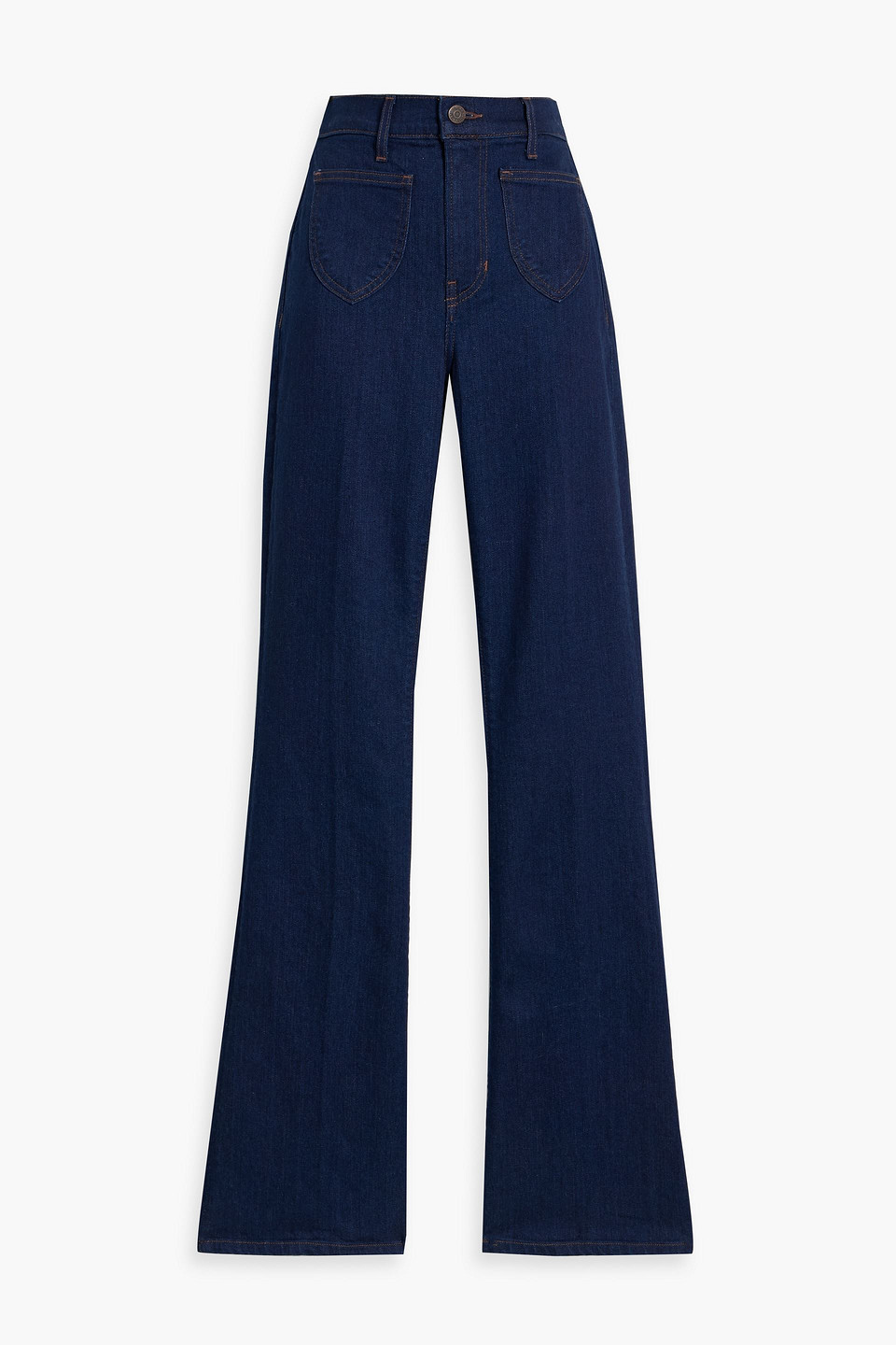 Veronica Beard Beverly High-rise Flared Jeans In Blue