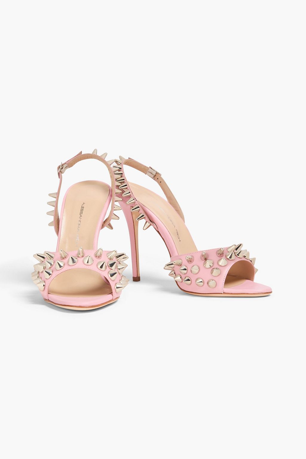 ALESSANDRA RICH Sandalen aus Leder mit Stachelnieten