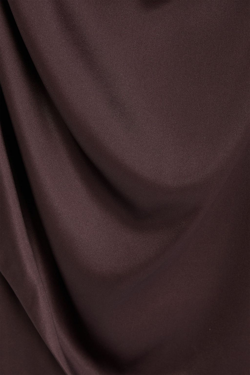 ALESSANDRA RICH One-shoulder asymmetric silk-satin maxi dress