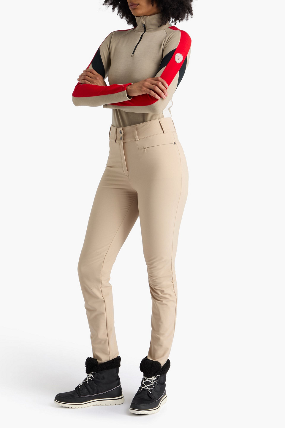 Inuikii X We Norwegians Wool-blend Base Layer In Nude