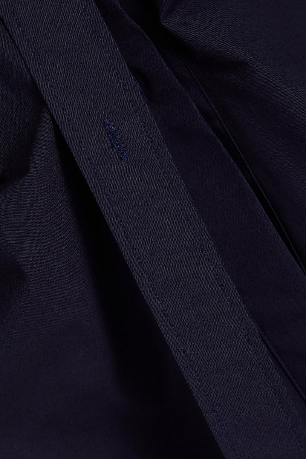 VICTORIA BECKHAM コットン混ポプリン シャツ ドレープ入り