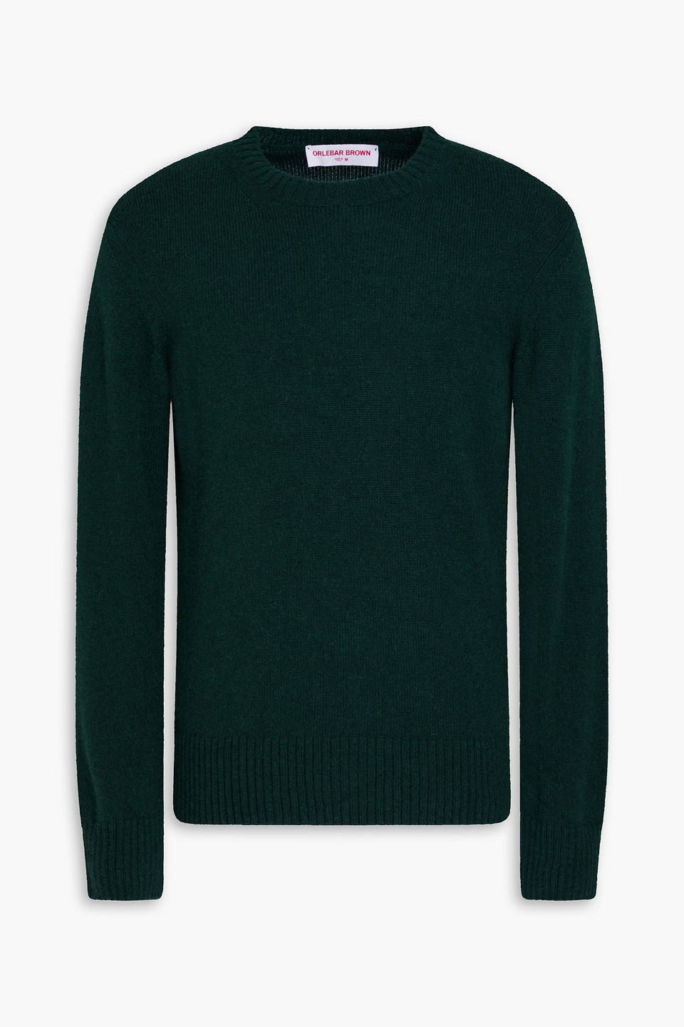 Orlebar Brown Lorca Alpaca-blend Jumper In Green