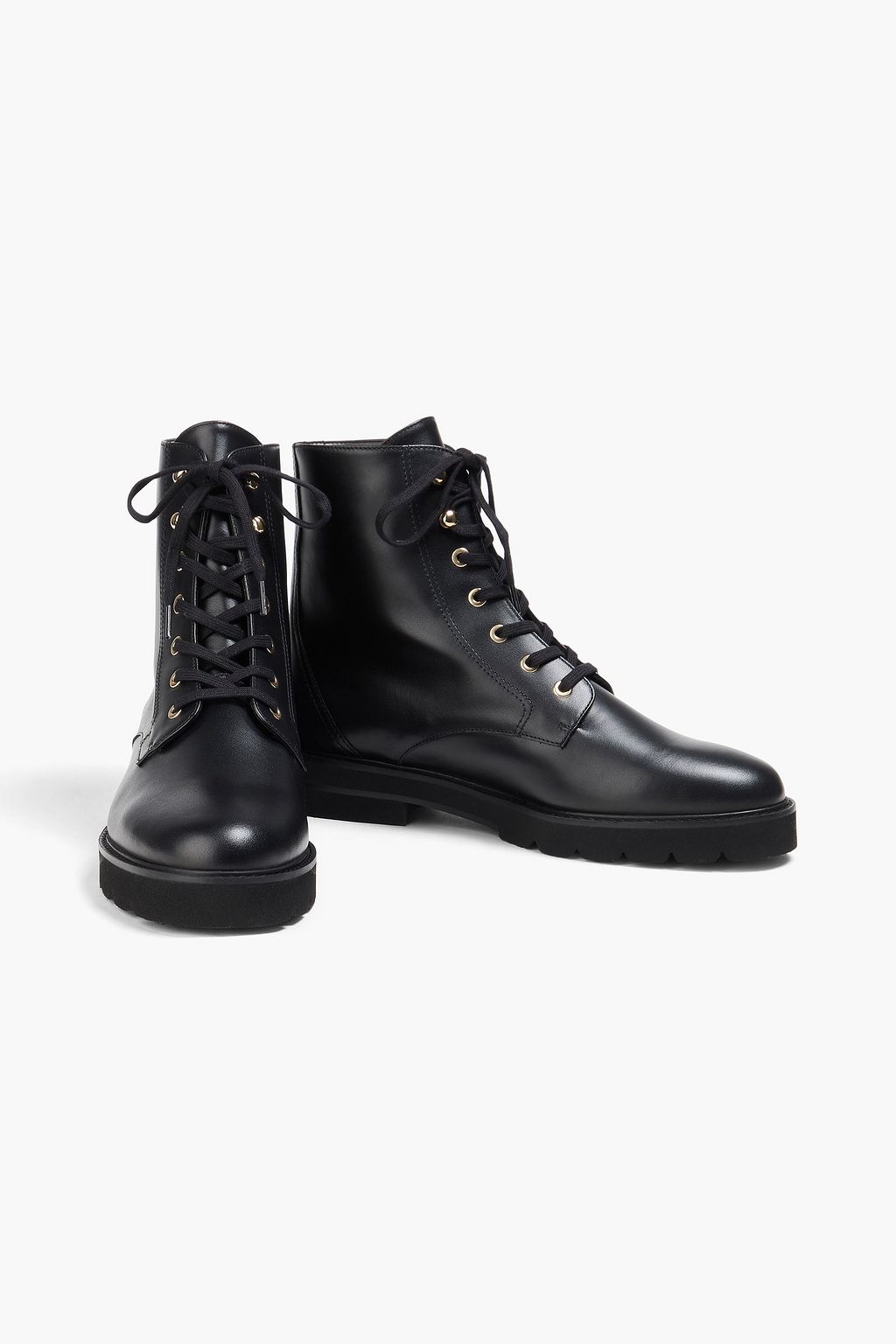 STUART WEITZMAN Mila レザー コンバットブーツ