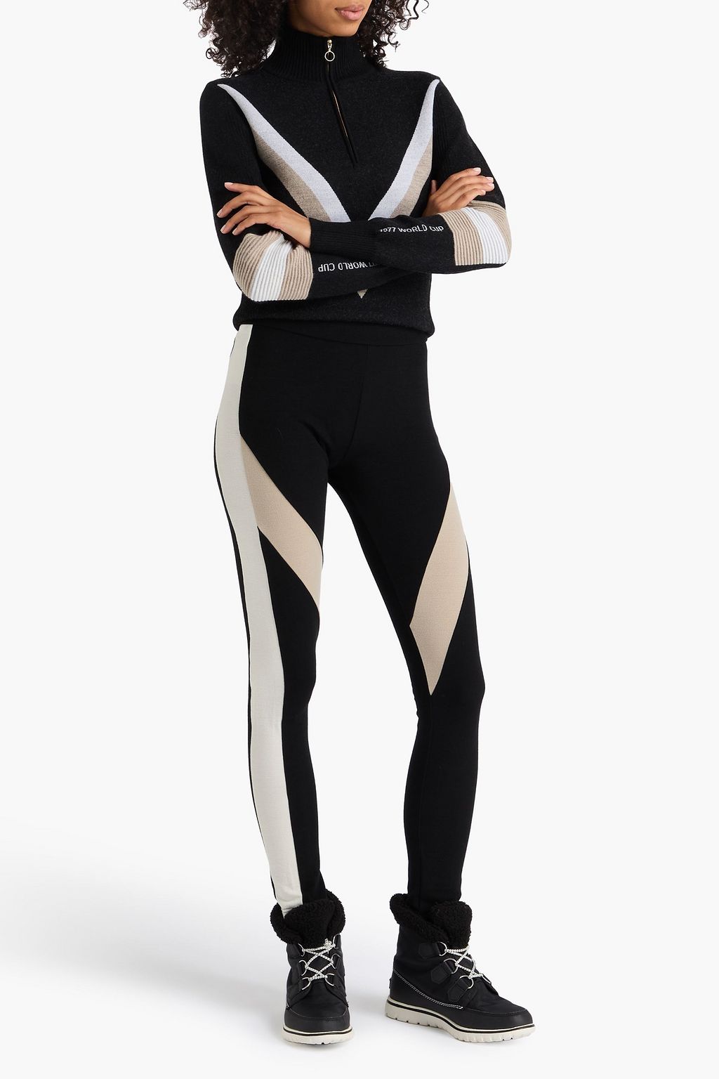 INUIKII X WE NORWEGIANS Merino wool-blend leggings