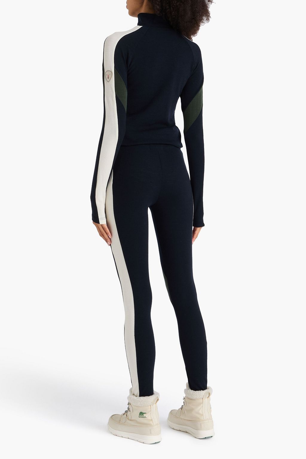 INUIKII X WE NORWEGIANS Merino wool-blend leggings