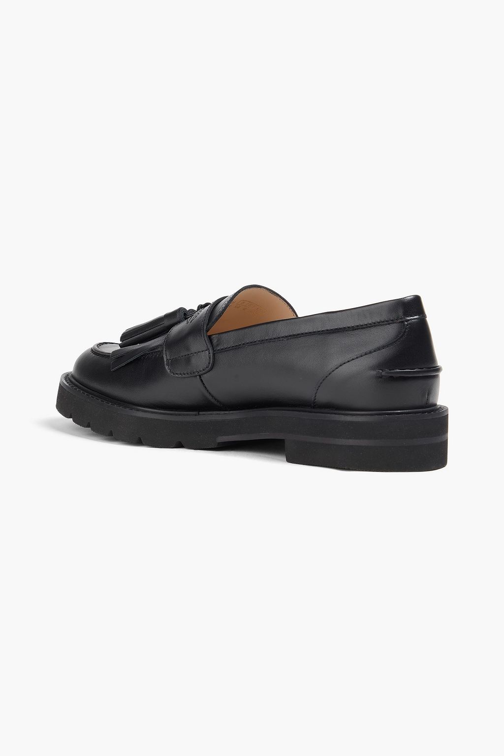 STUART WEITZMAN 밀라 태슬 장식 가죽 로퍼