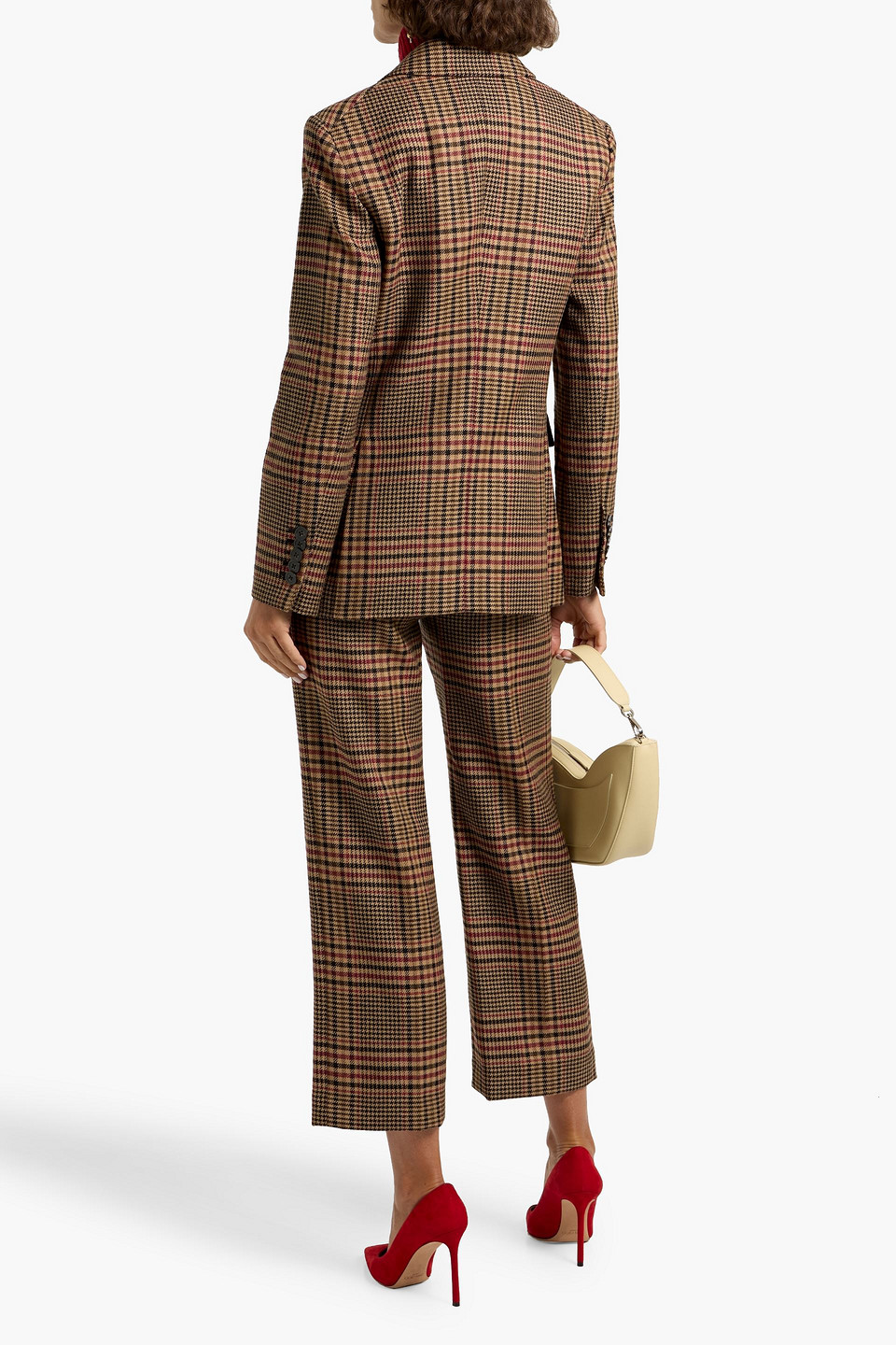 Veronica Beard Doppelreihiger Blazer „sevyn Dickey“ Aus Woll-tweed Mit Glencheck-muster In Multi