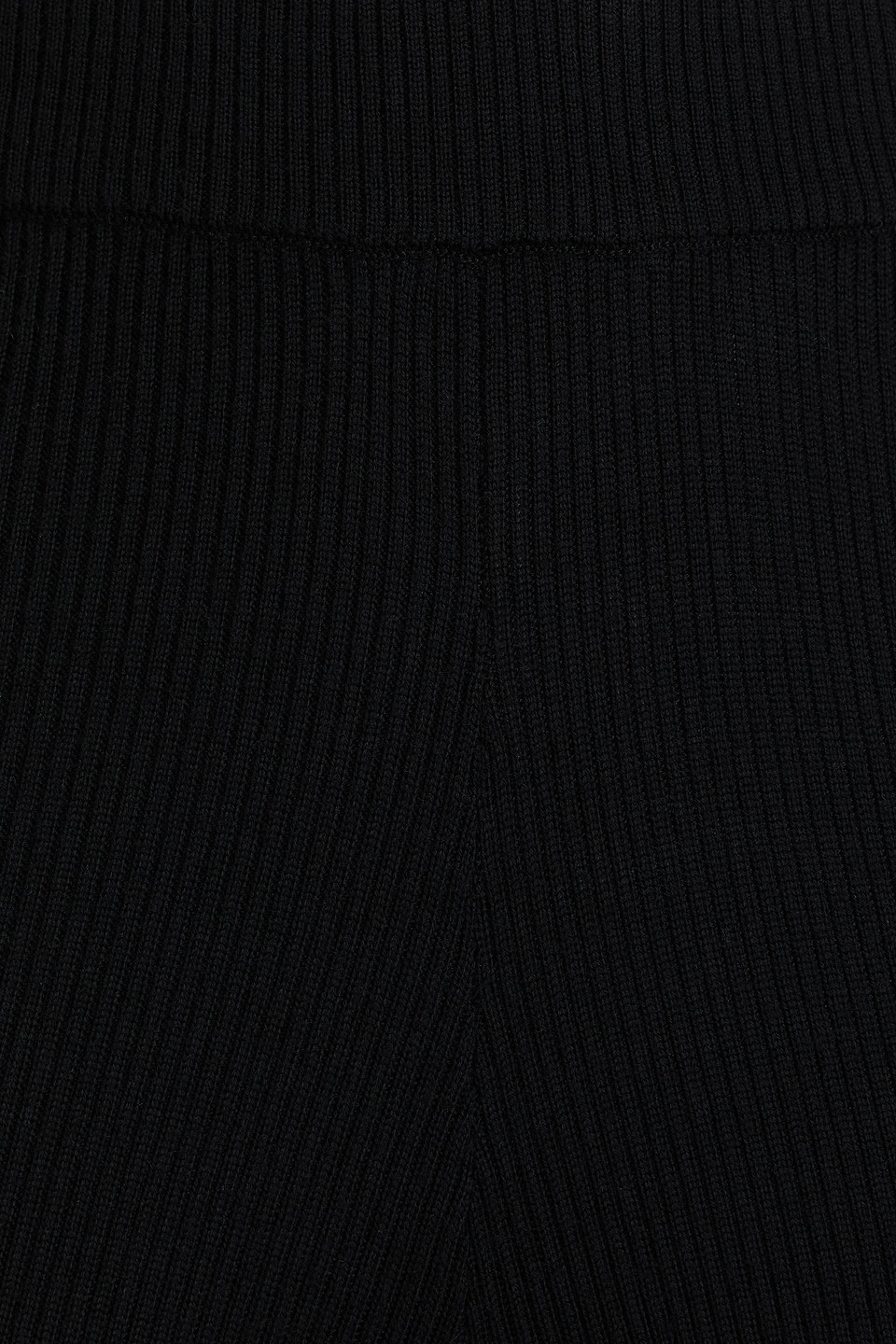 We Norwegians Geilo Merino Wool Flared Pants In Black