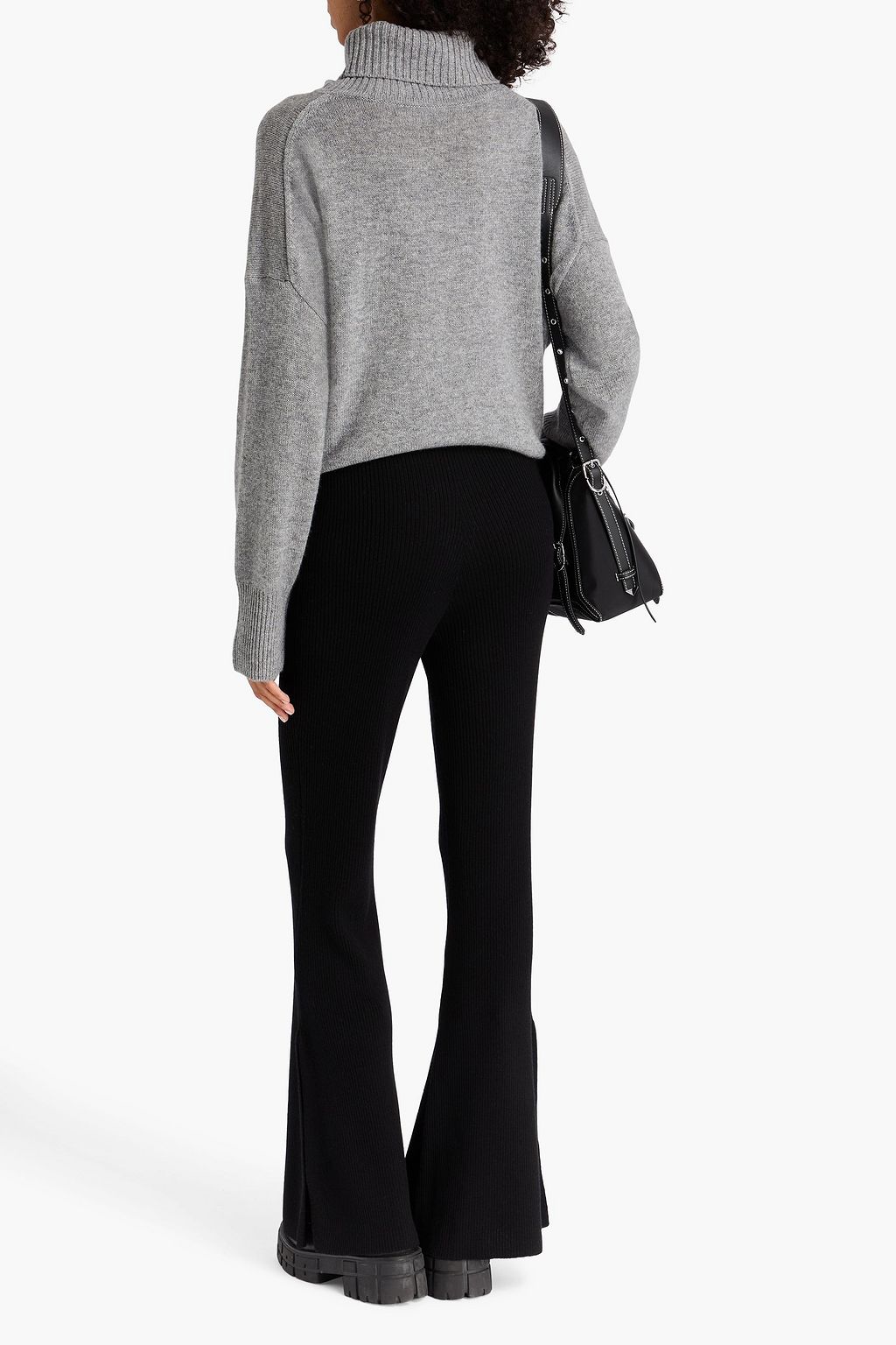 WE NORWEGIANS Geilo merino wool flared pants
