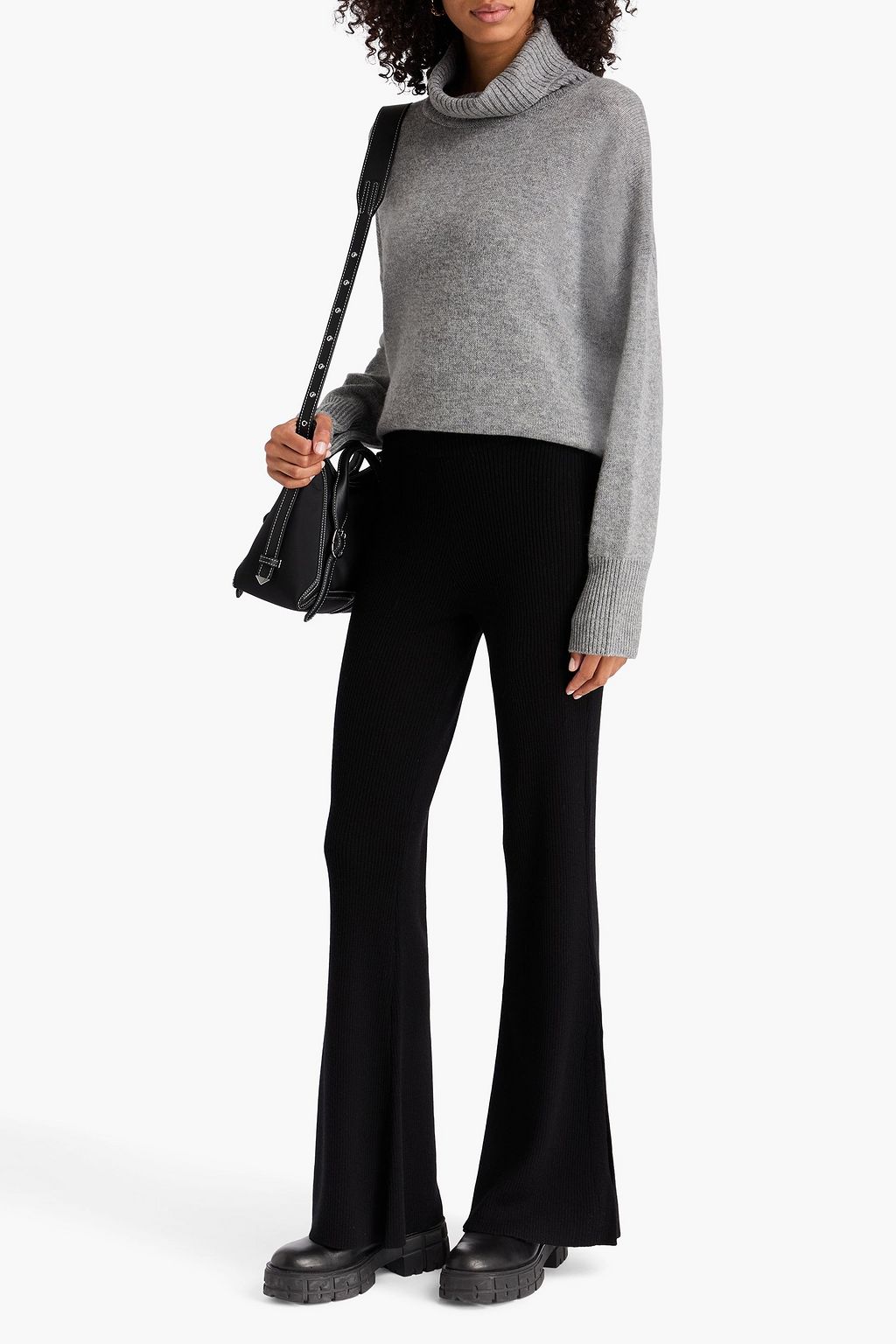 WE NORWEGIANS Geilo merino wool flared pants