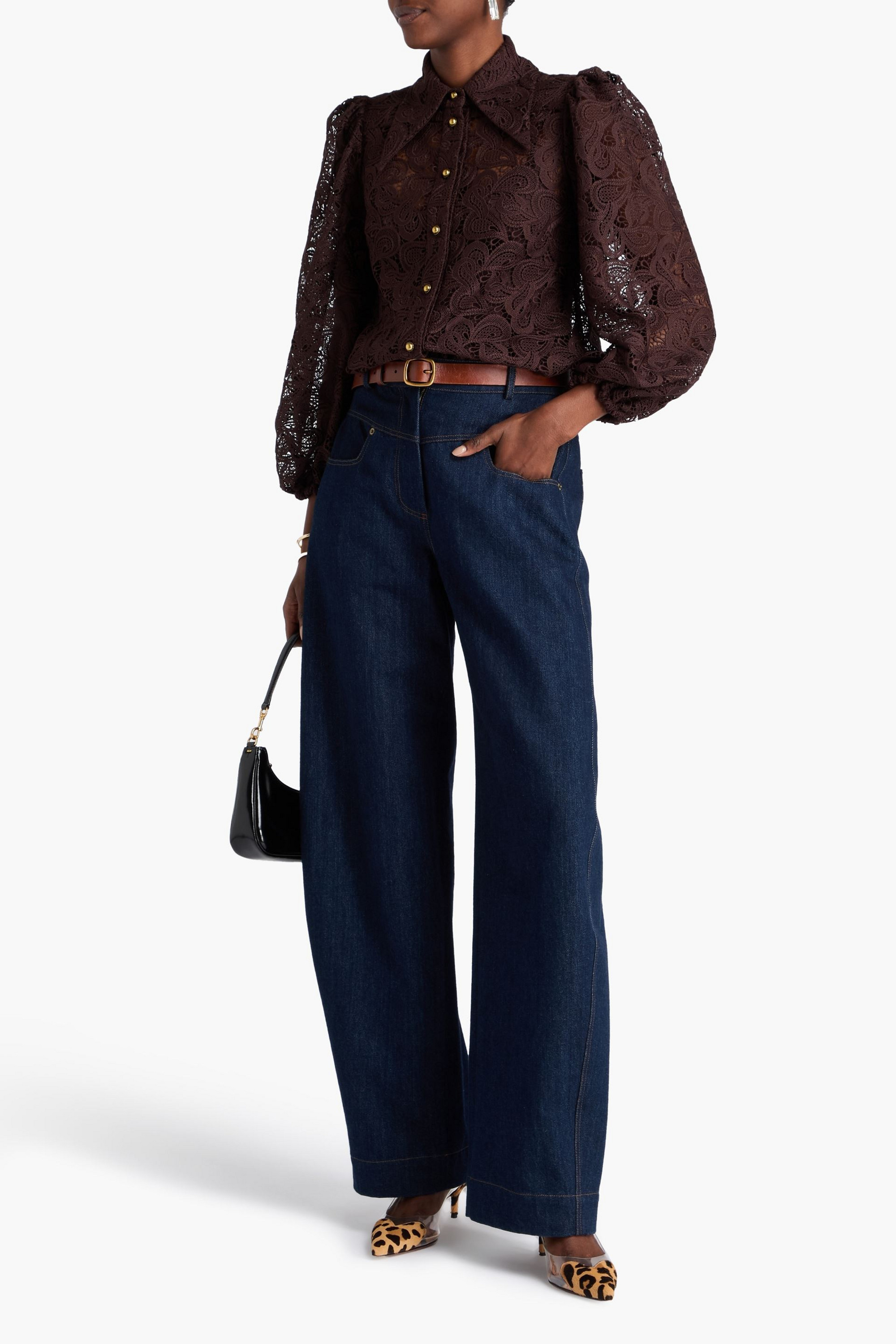 Zimmermann Guipure lace shirt