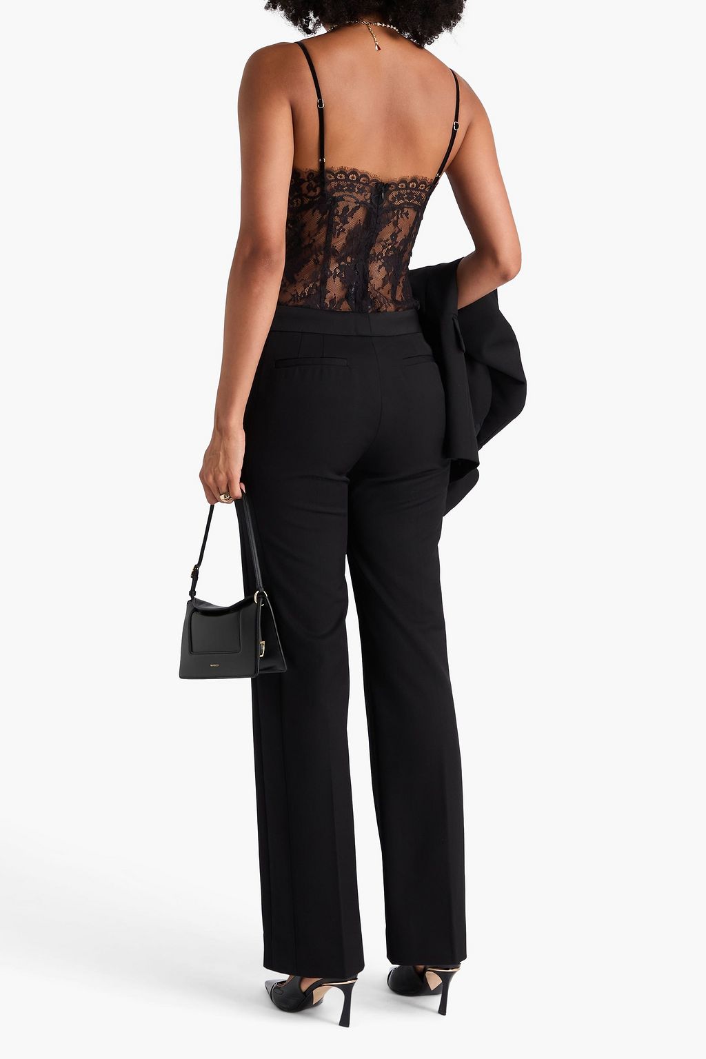 ZIMMERMANN Wool-blend straight-leg pants