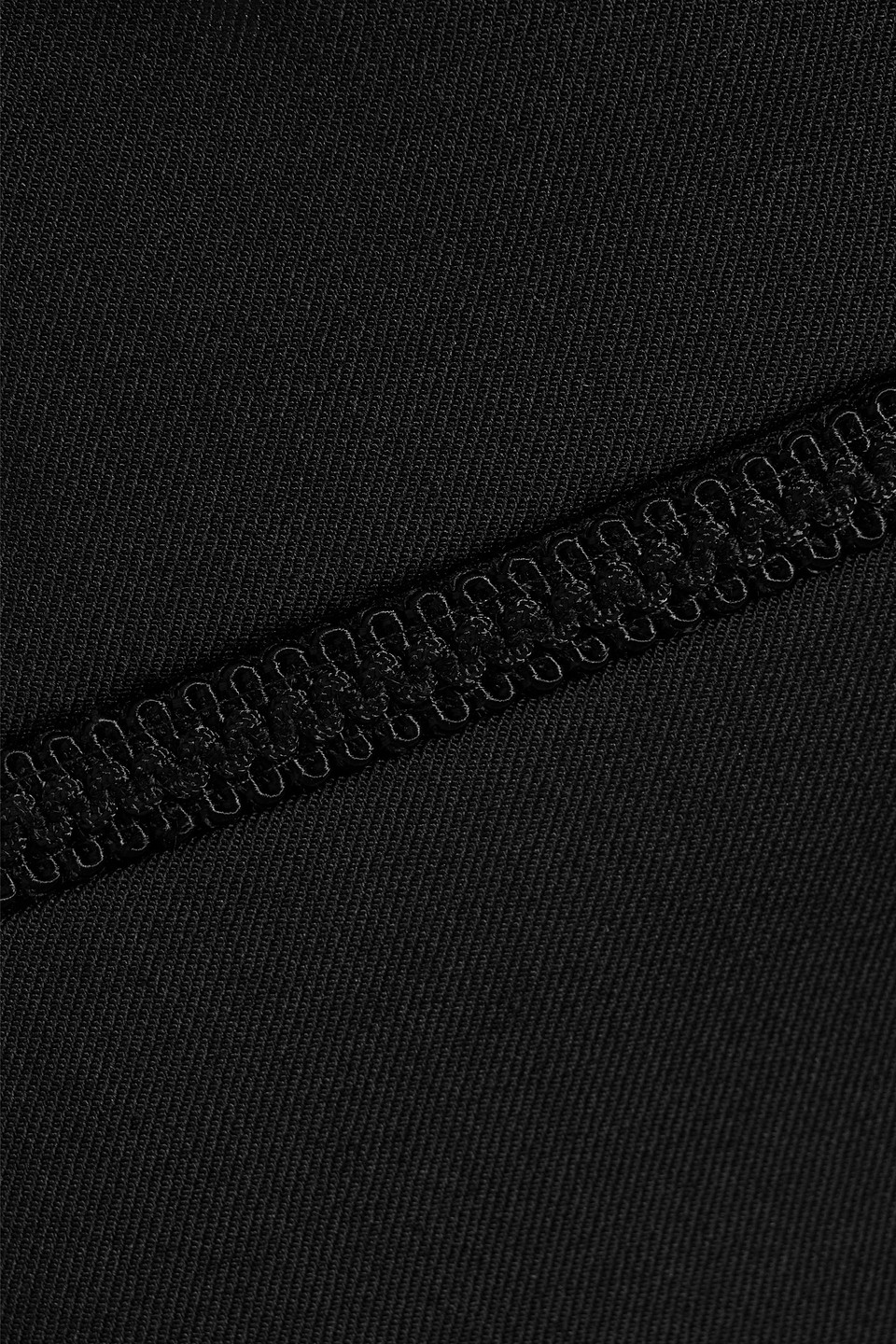 Veronica Beard Perry Twill Mini Skirt In Black