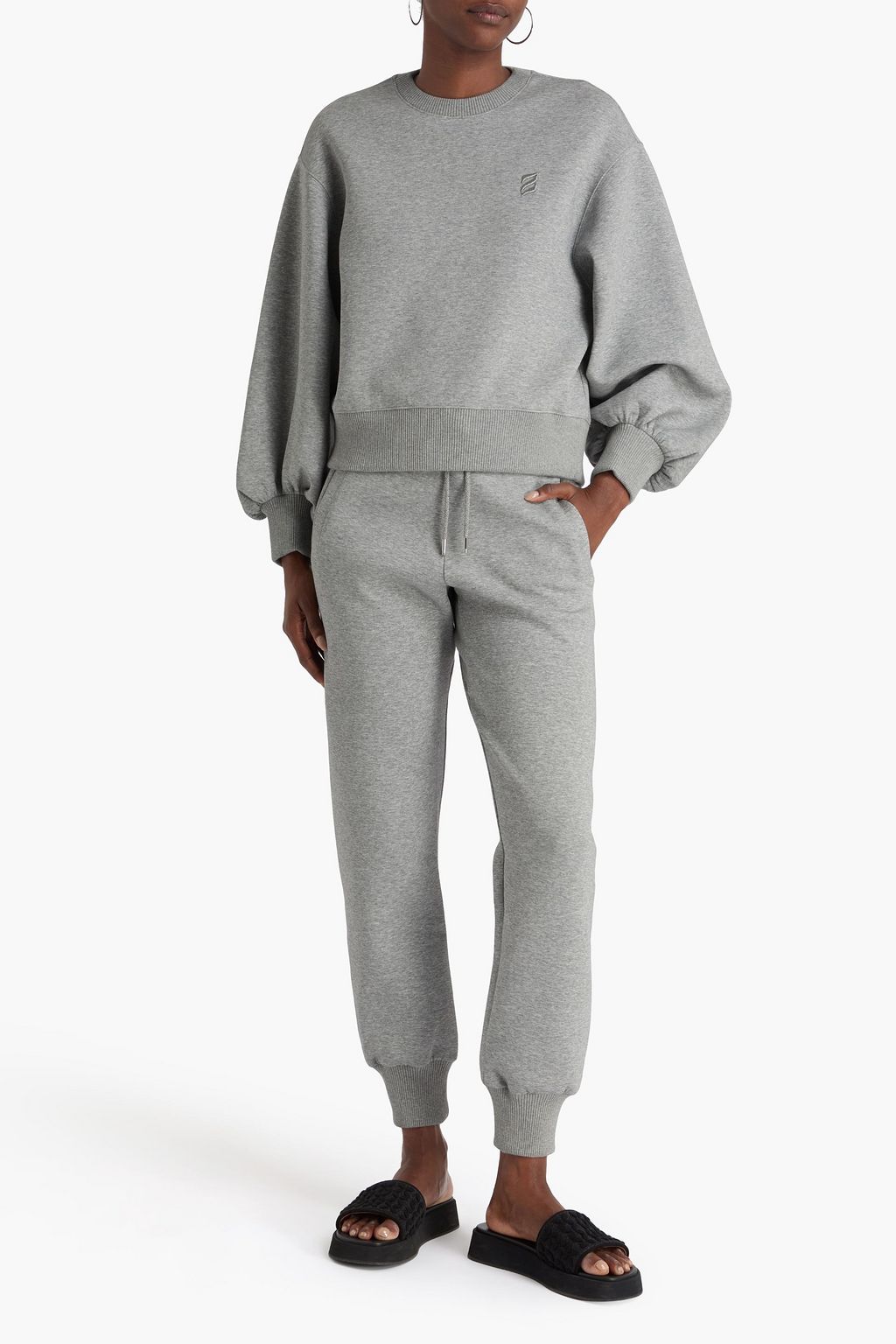 ZIMMERMANN Cotton-blend jersey sweatshirt