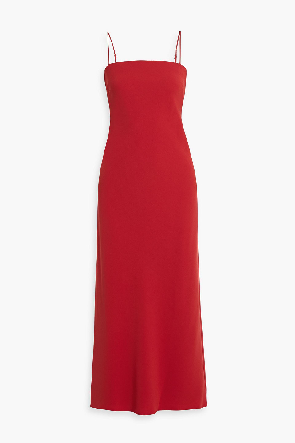 Veronica Beard Mavis Crepe Maxi Dress In Red