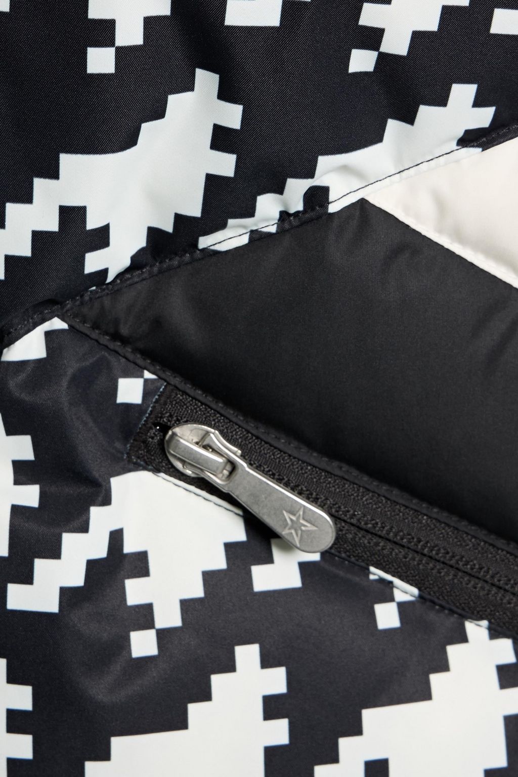 PERFECT MOMENT Houndstooth quilted ski jacket