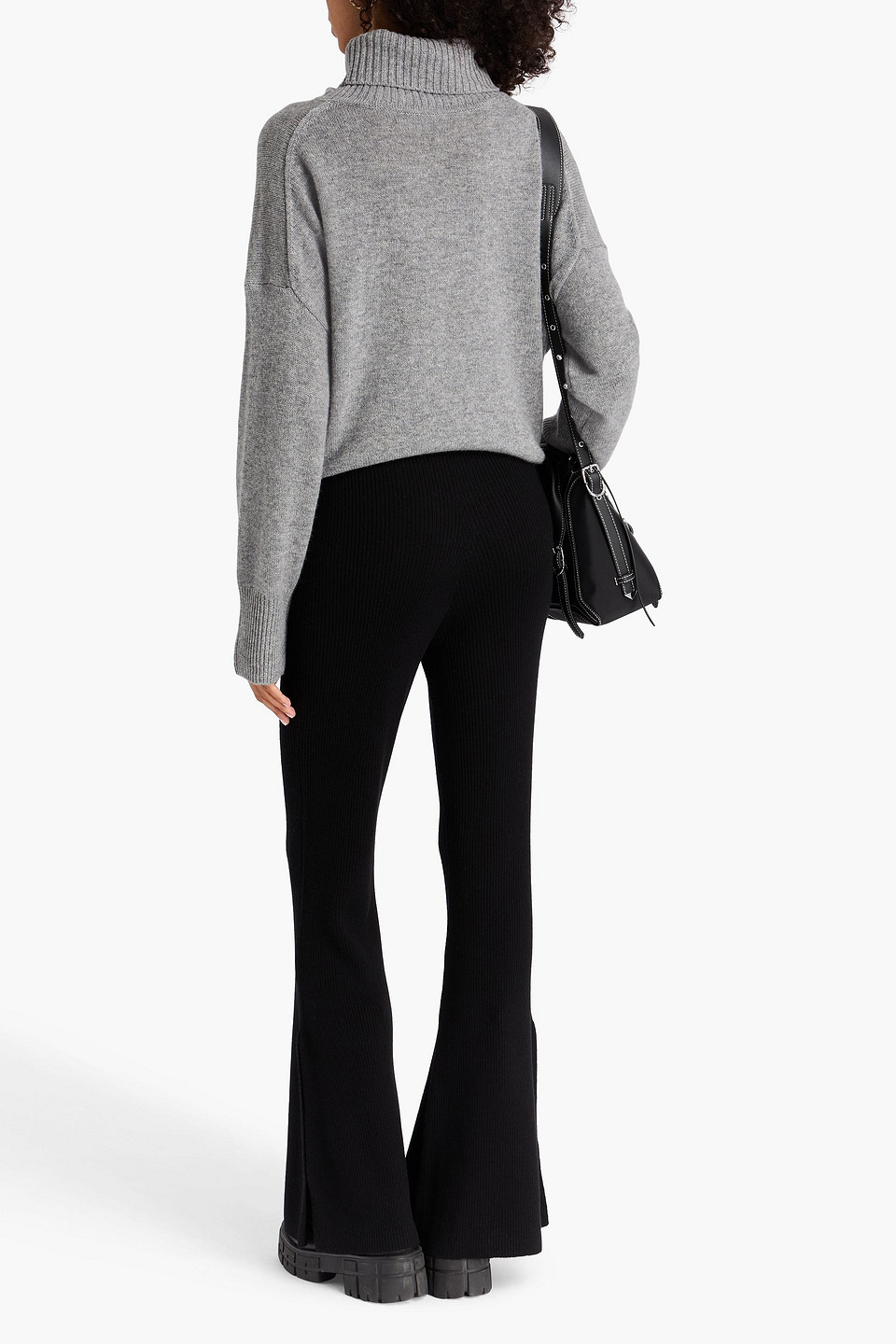 We Norwegians Blefjell Cashmere Turtleneck Sweater In Gray