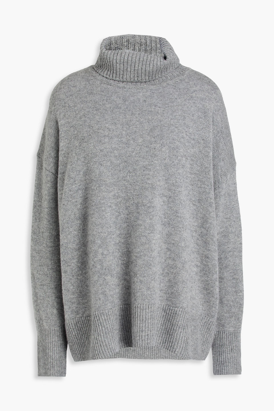 We Norwegians Blefjell Cashmere Turtleneck Sweater In Gray