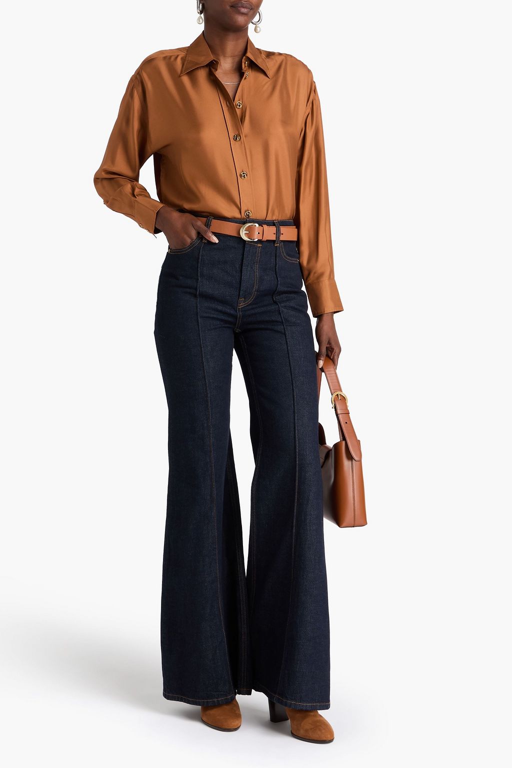 ZIMMERMANN Silk-twill shirt